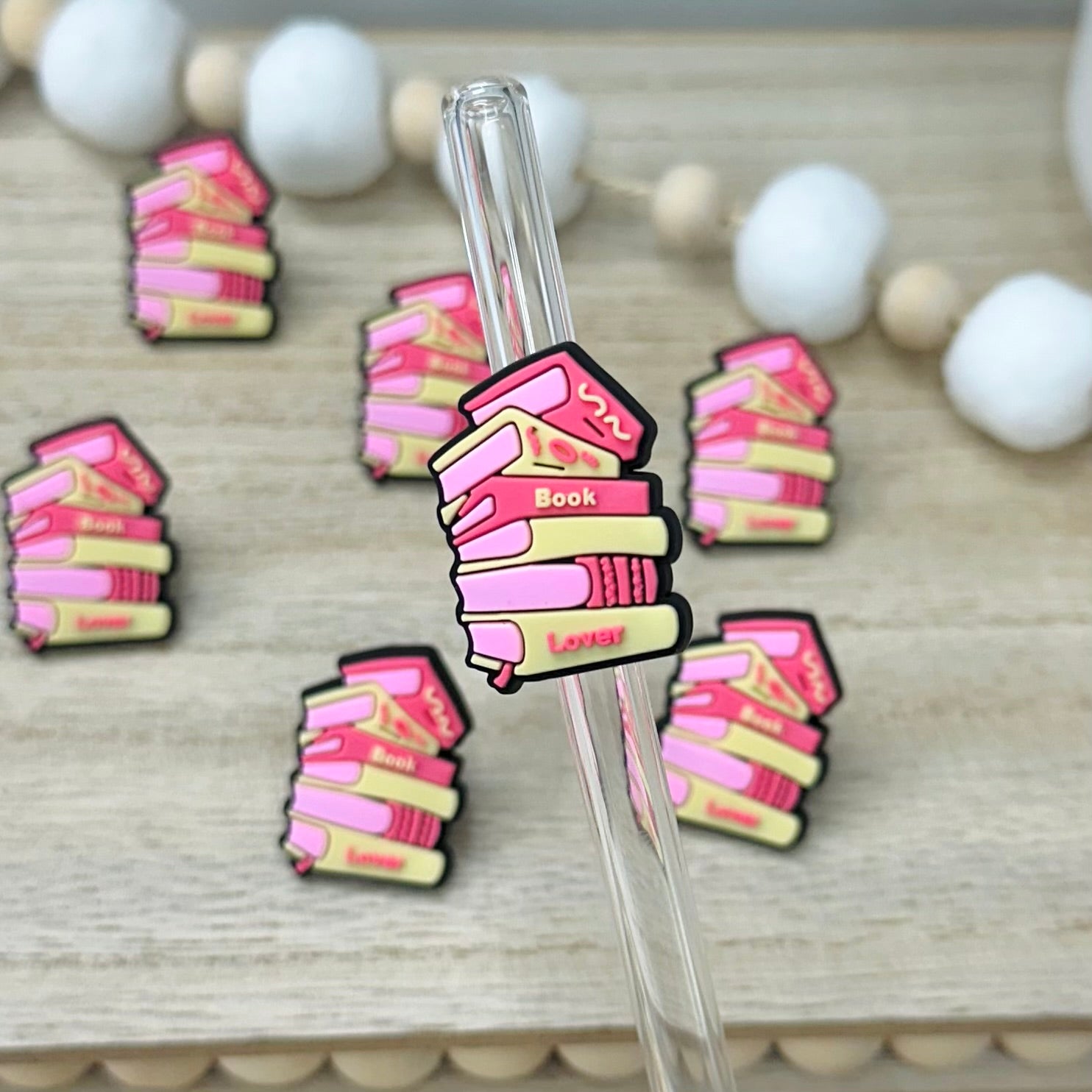 Book Lover | Straw Charms