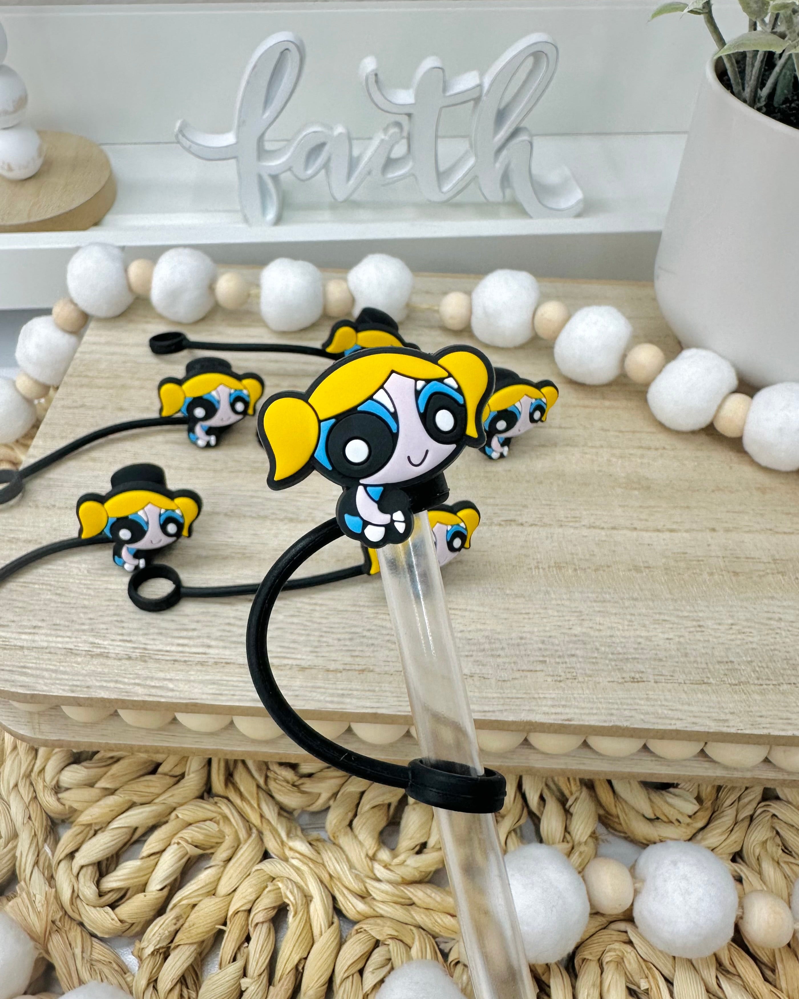 Blue Girl | Straw Topper