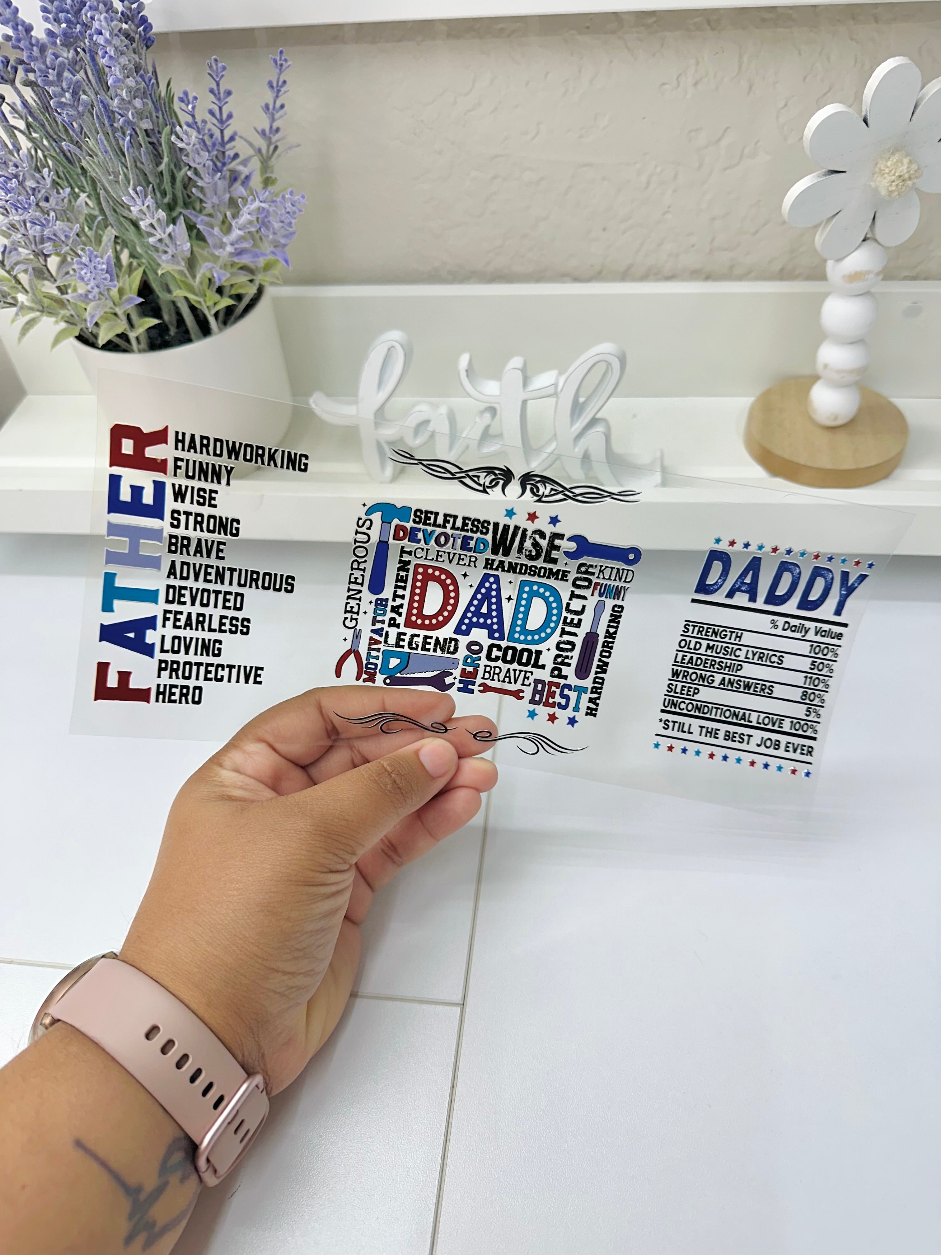 Daddy | UV DTF