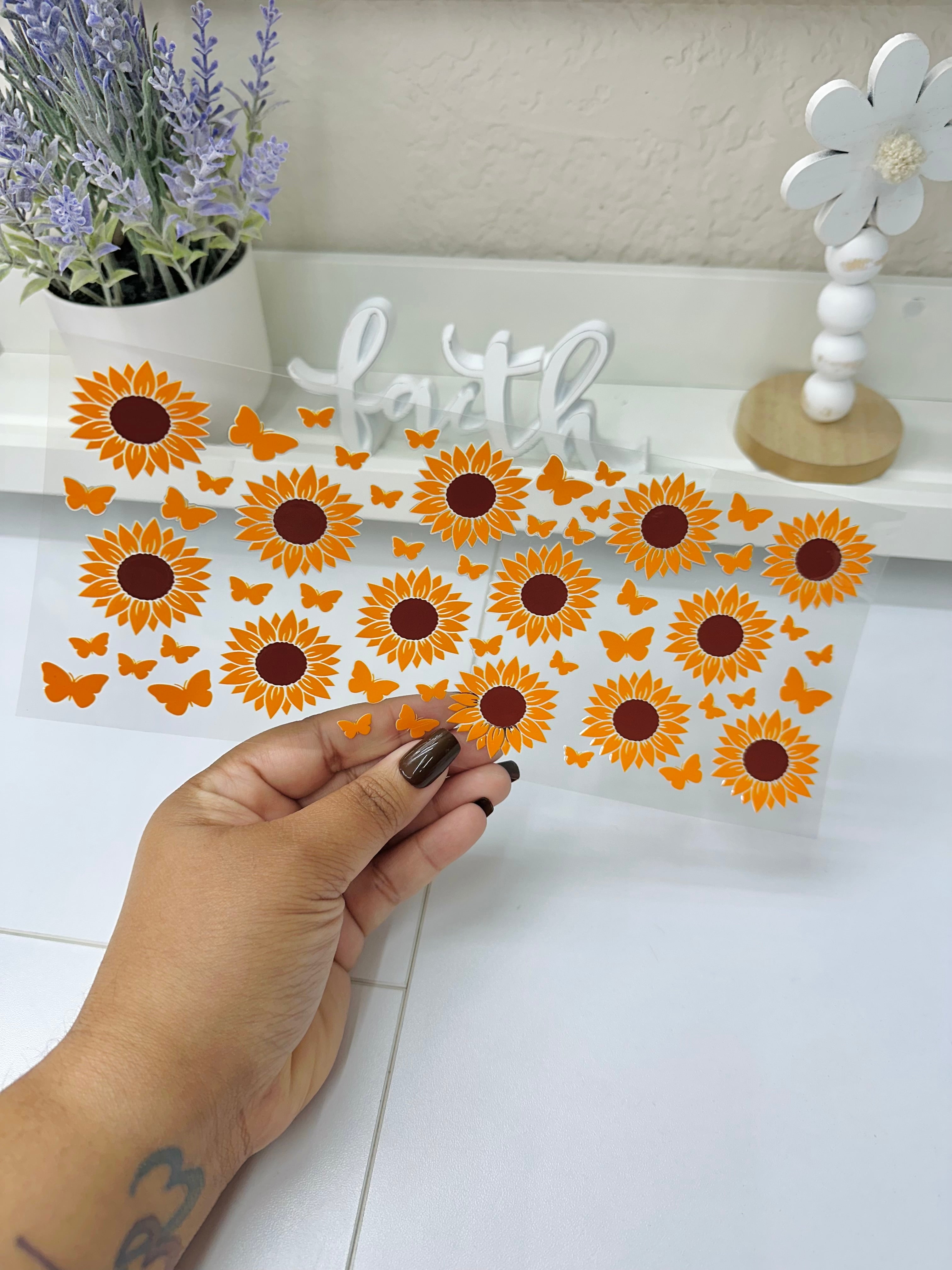 Sunflower | UV DTF Wrap