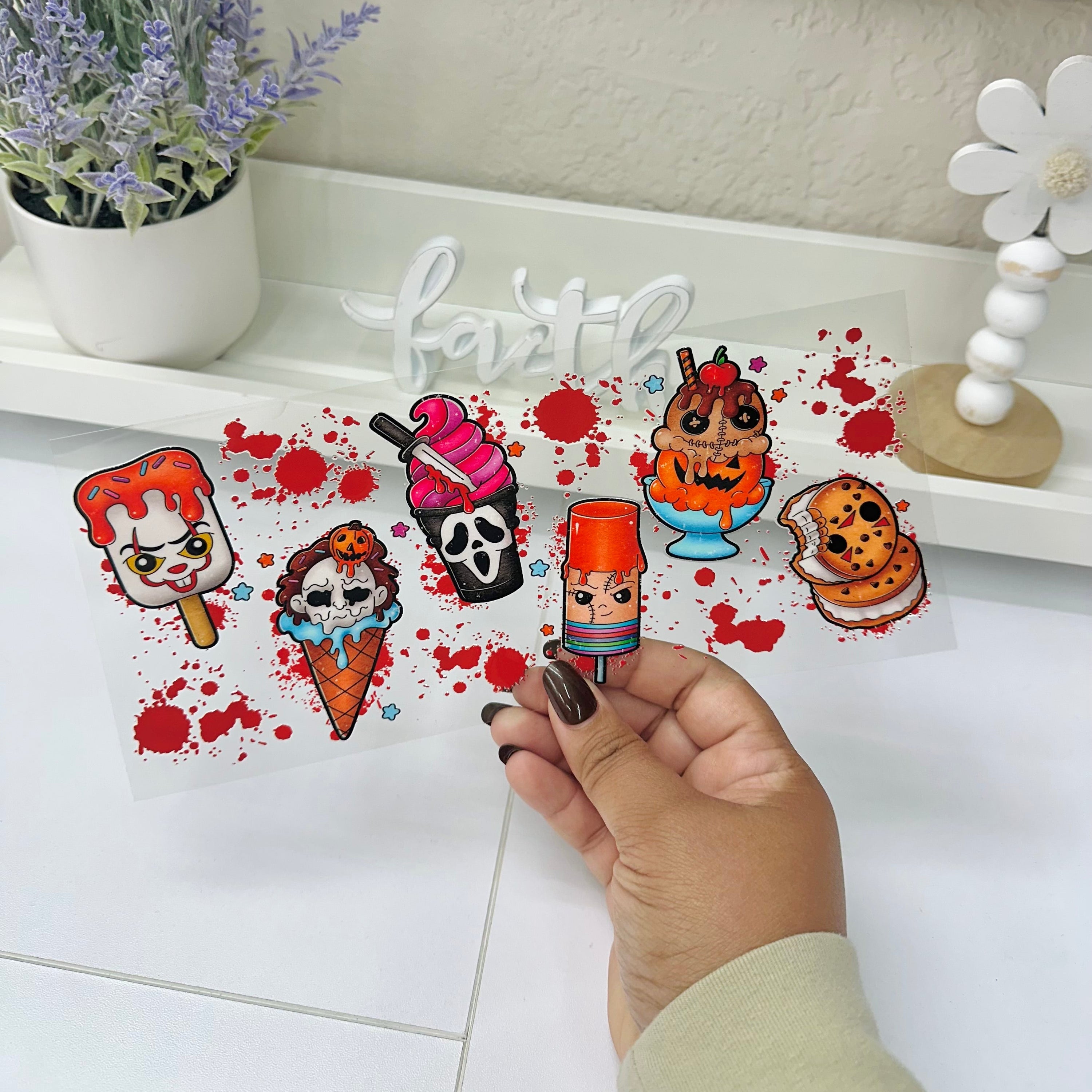 Horror Ice Cream | UV DTF