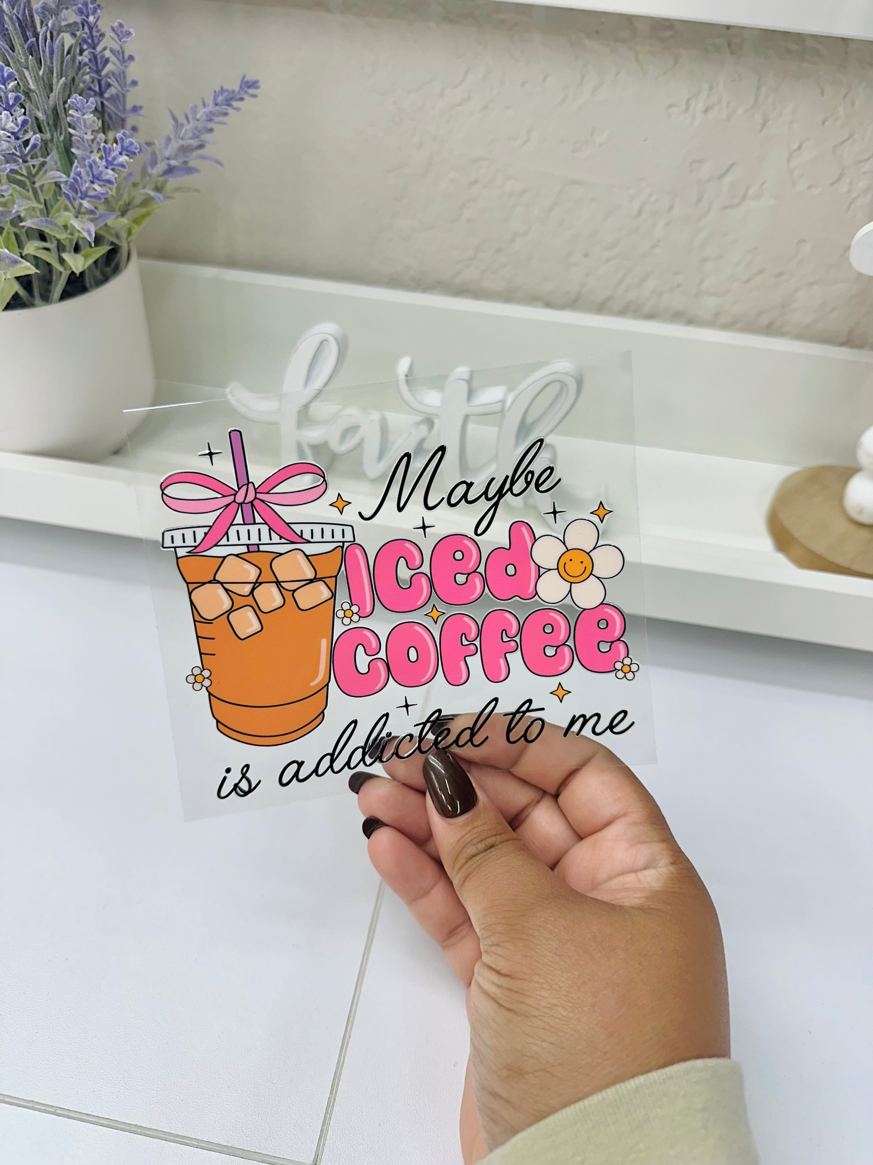 Iced Coffee | UV DTF Decal