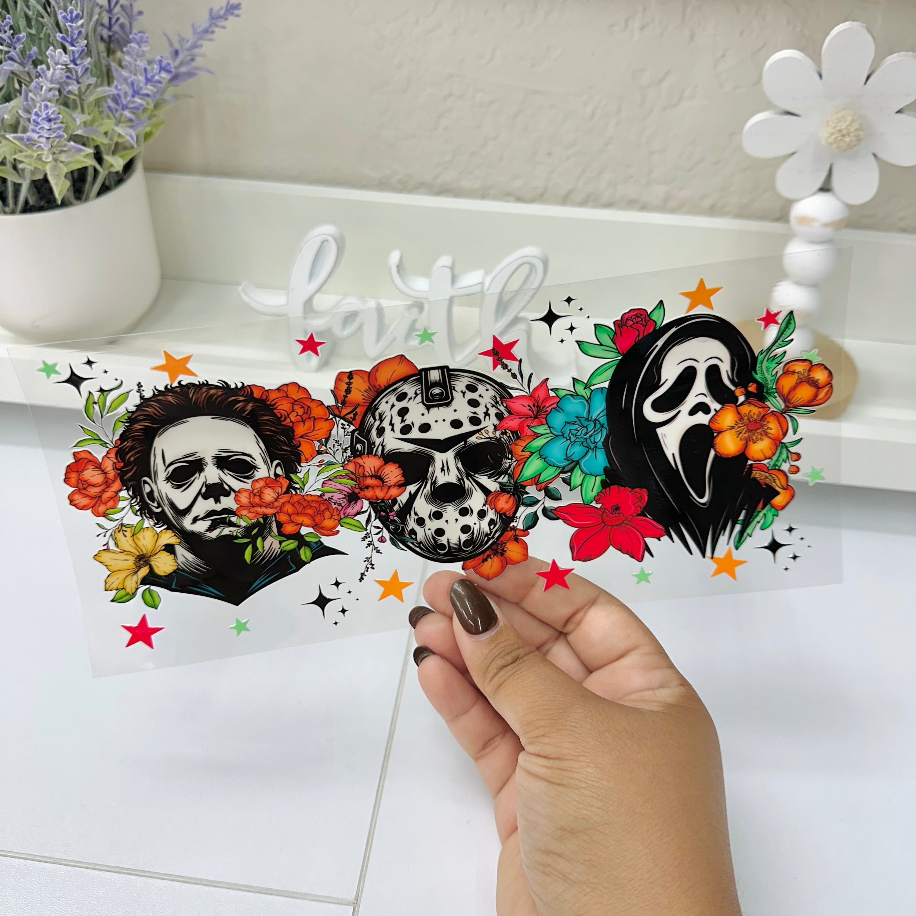 Terror floral primaveral | DTF UV