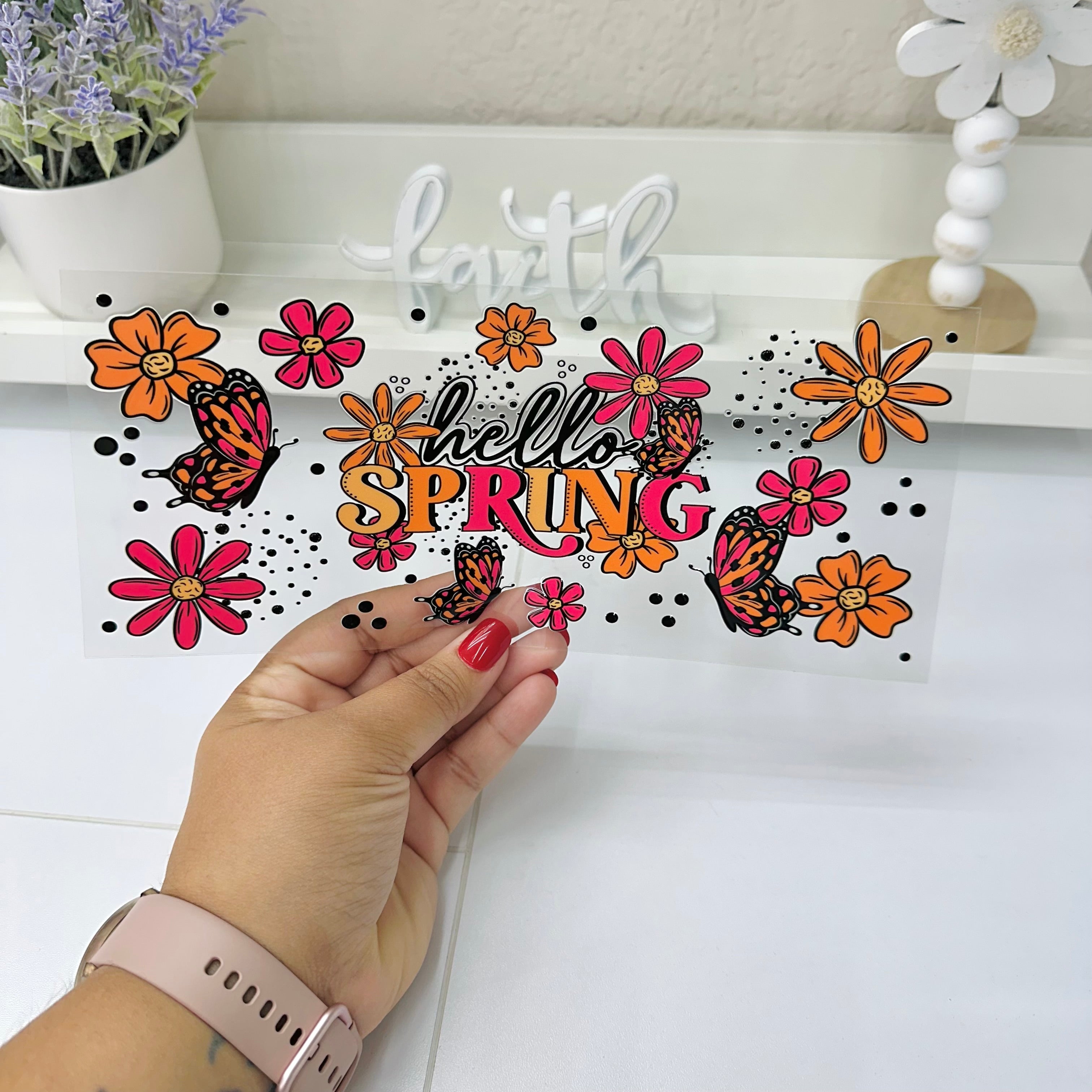 Hello Spring | UV DTF