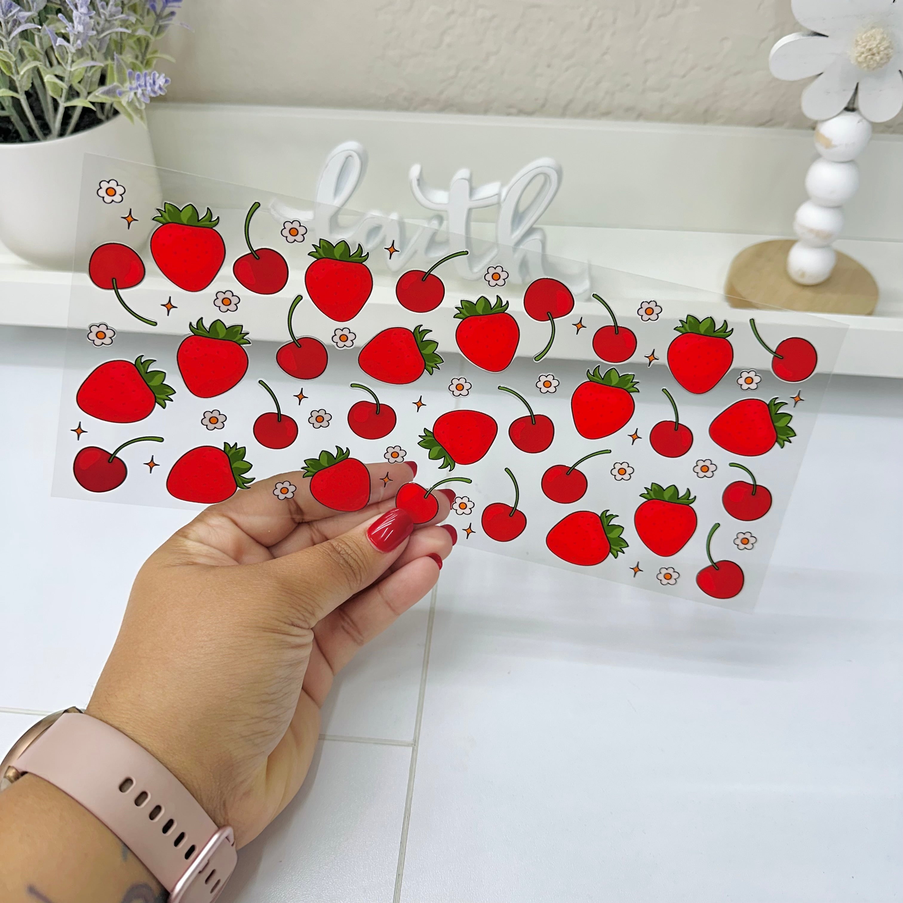 Strawberries And Cherries | UV DTF