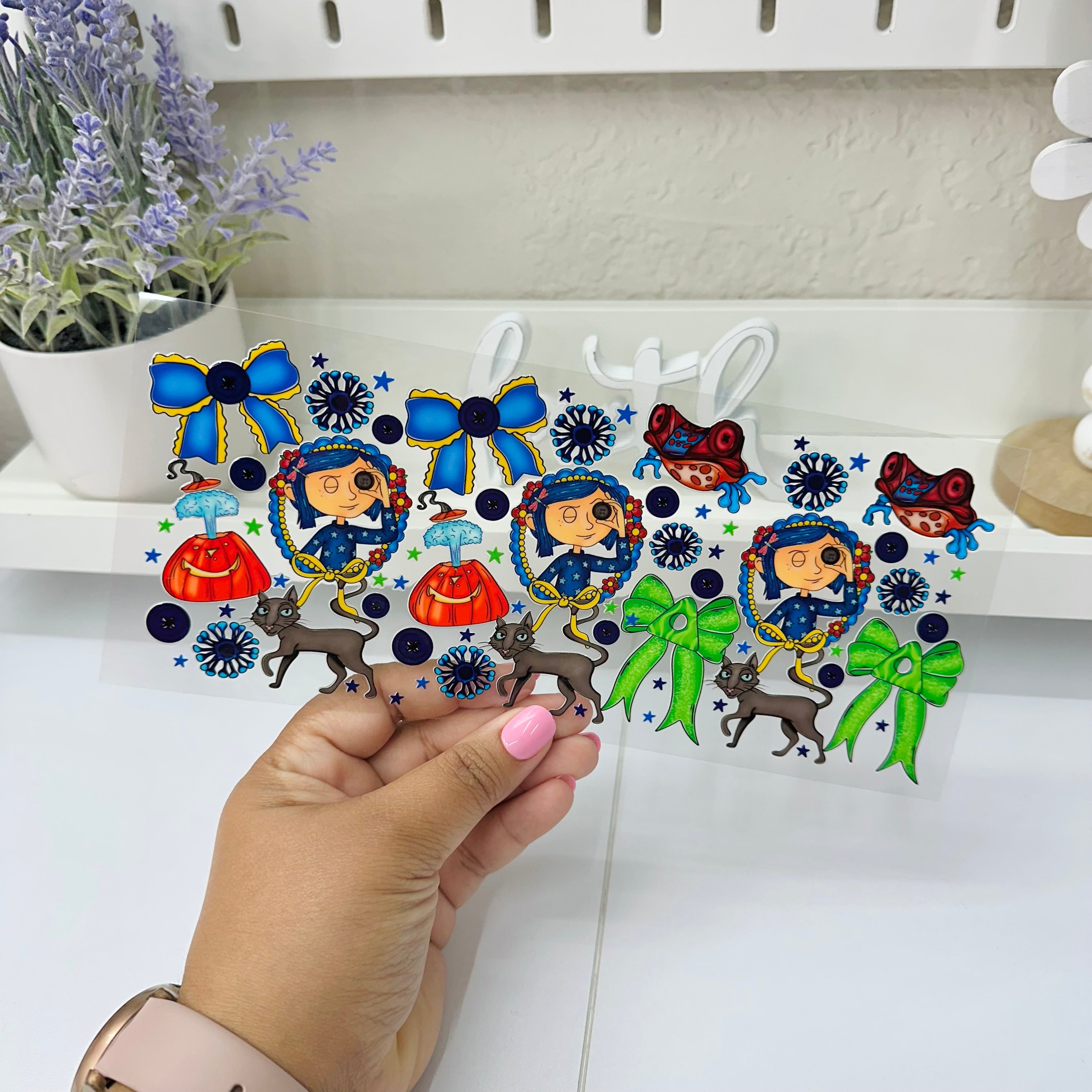 Coraline Bow Collage | UV DTF