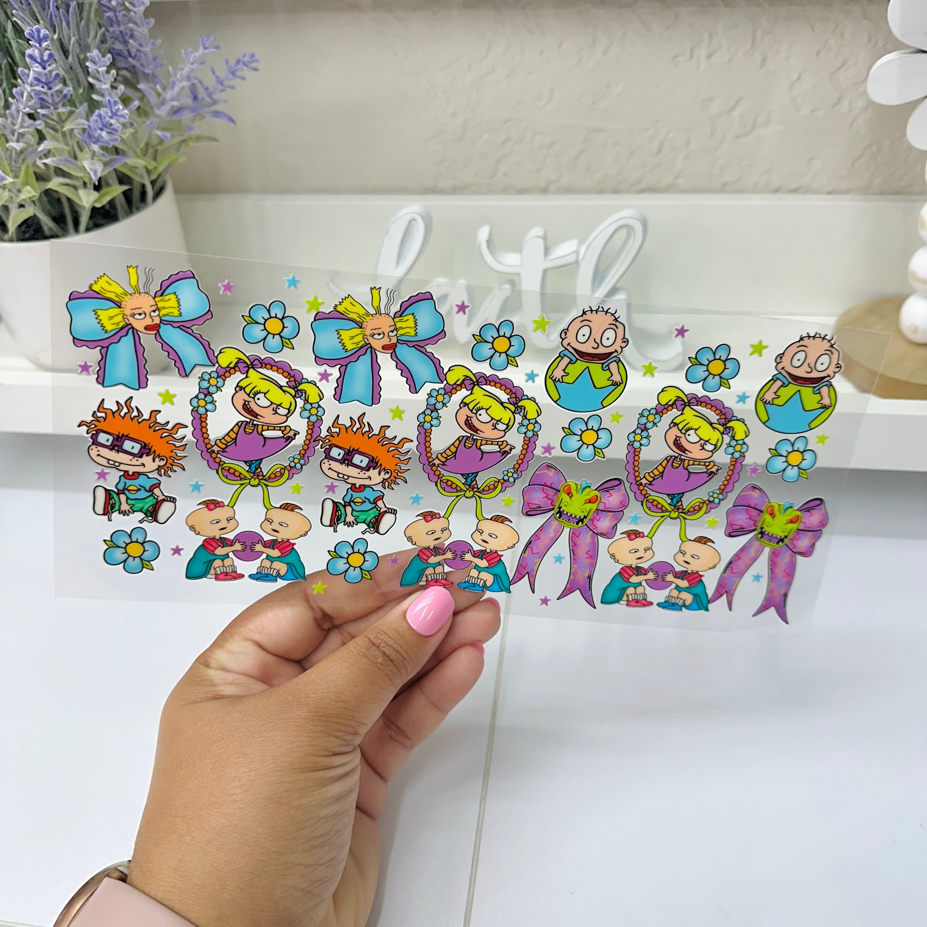 Rugrats Bow Collage | UV DTF