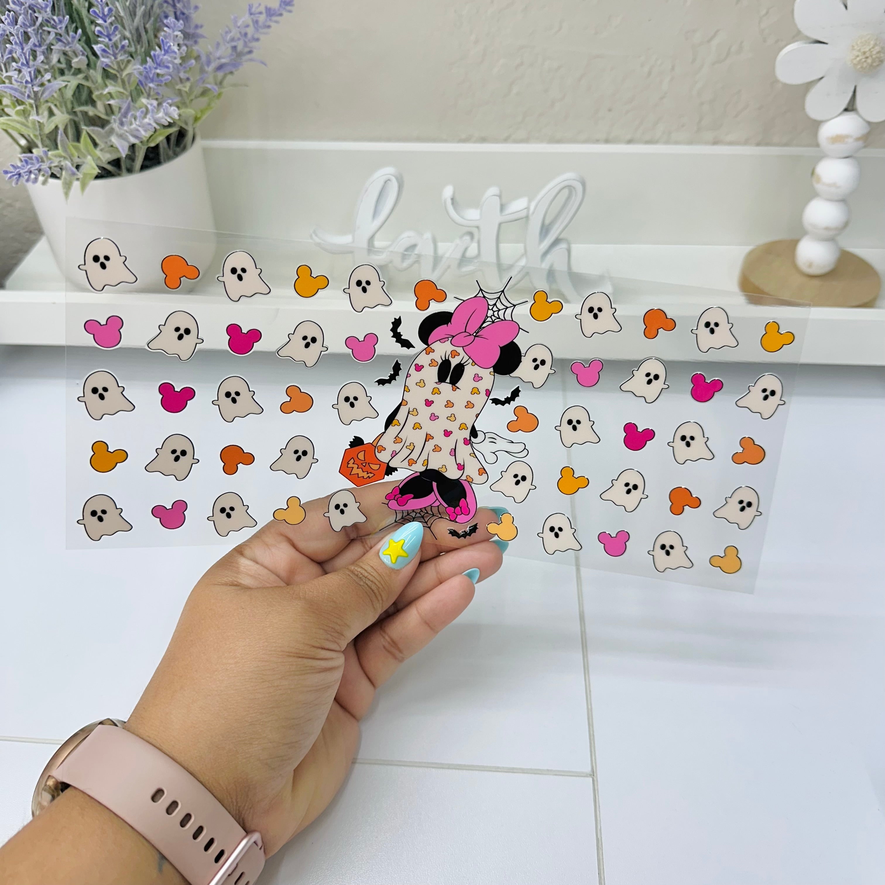 Girl Mouse Ghost | UV DTF Wrap
