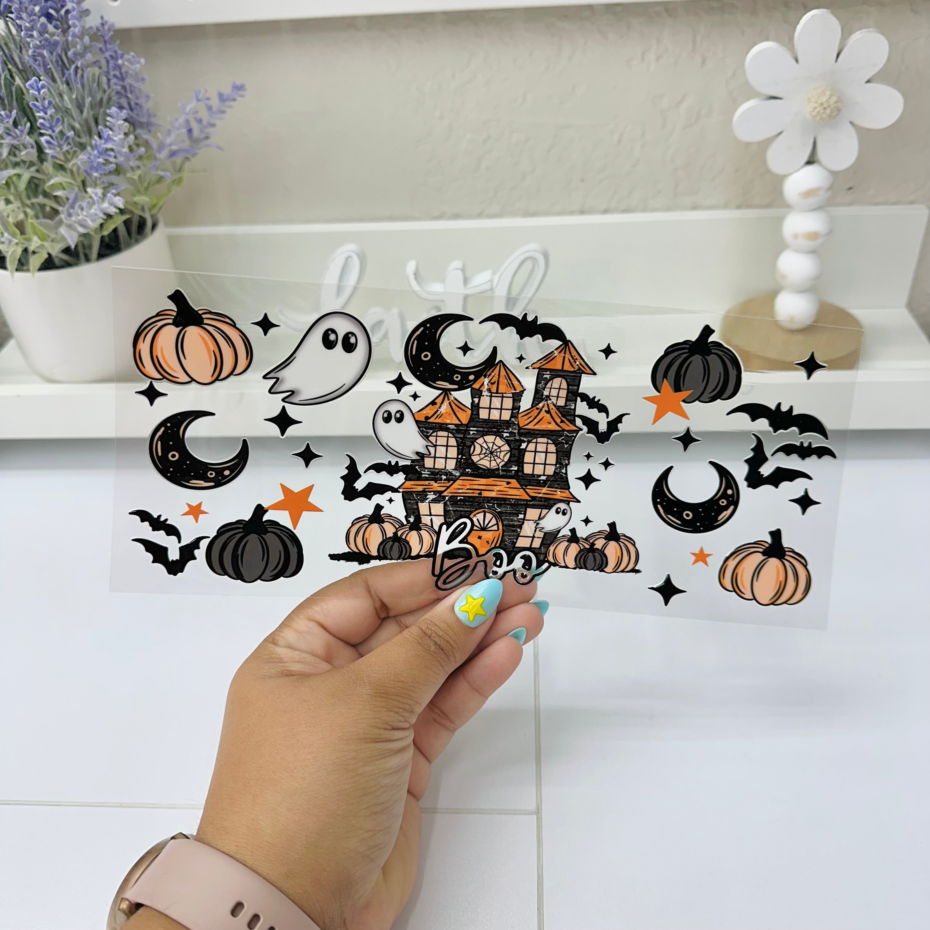 Boo Haunted House | UV DTF