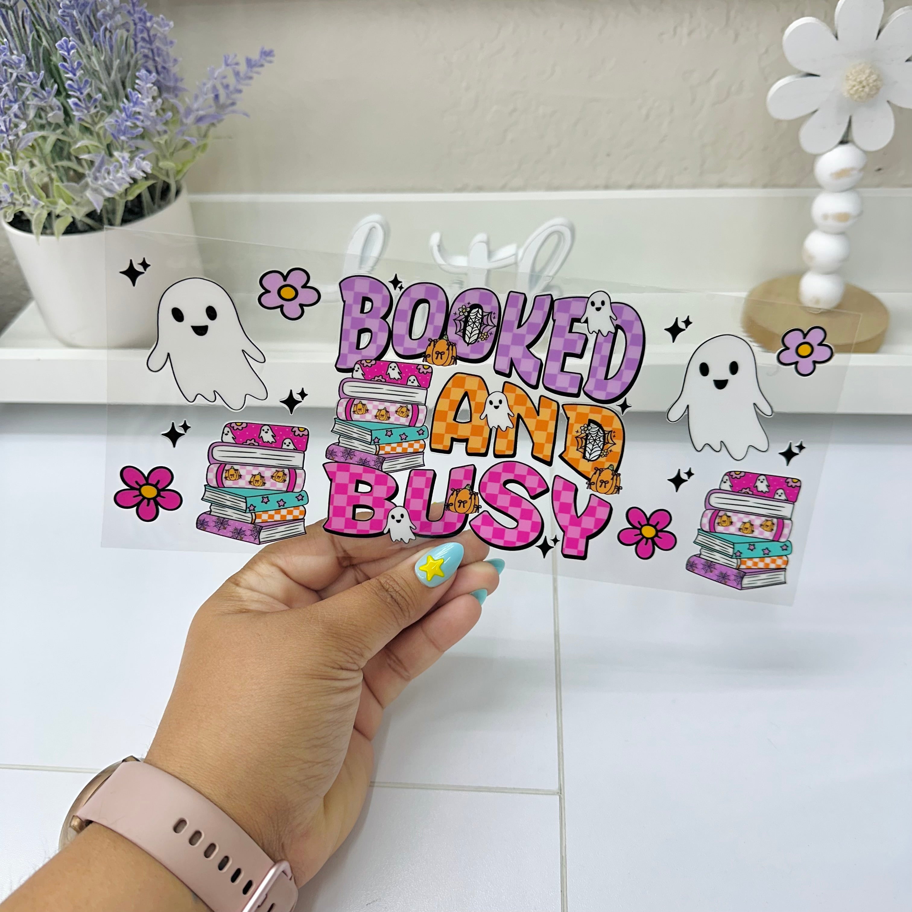 Spooky Booked and Busy | UV DTF