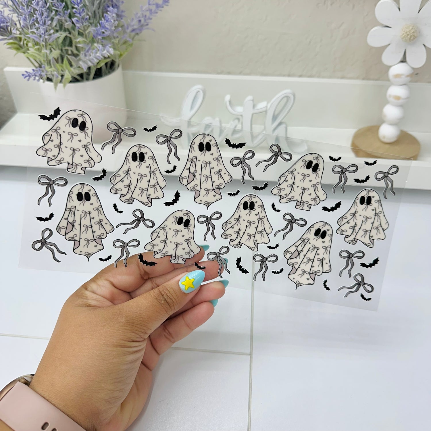 Spooky Black | UV DTF Wrap