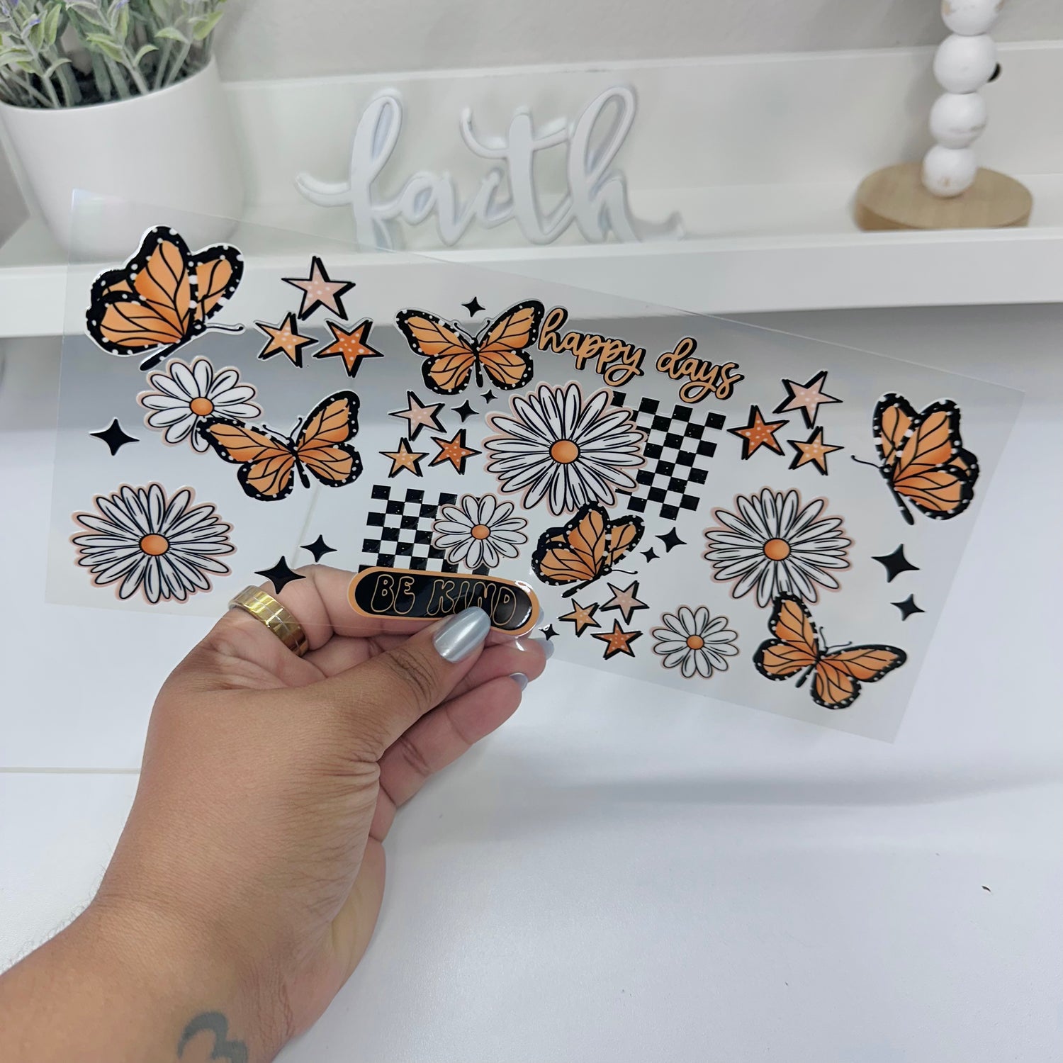 Happy Days Daisys | UV DTF
