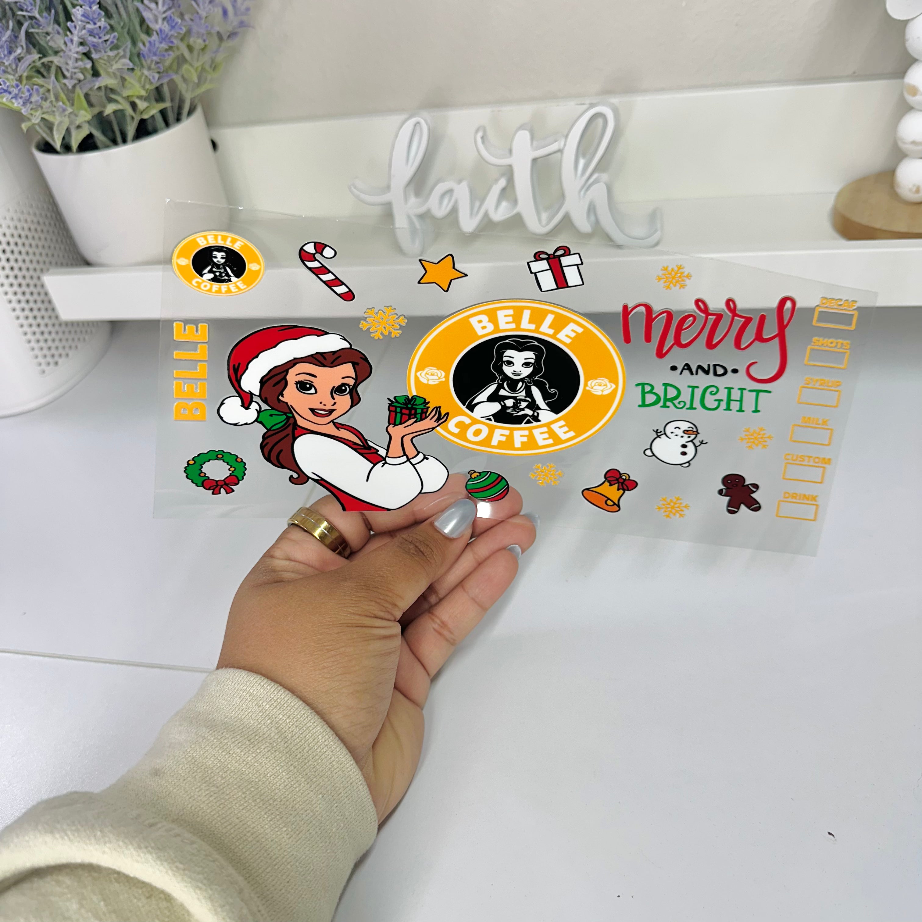 Christmas Princess B. | UV DTF