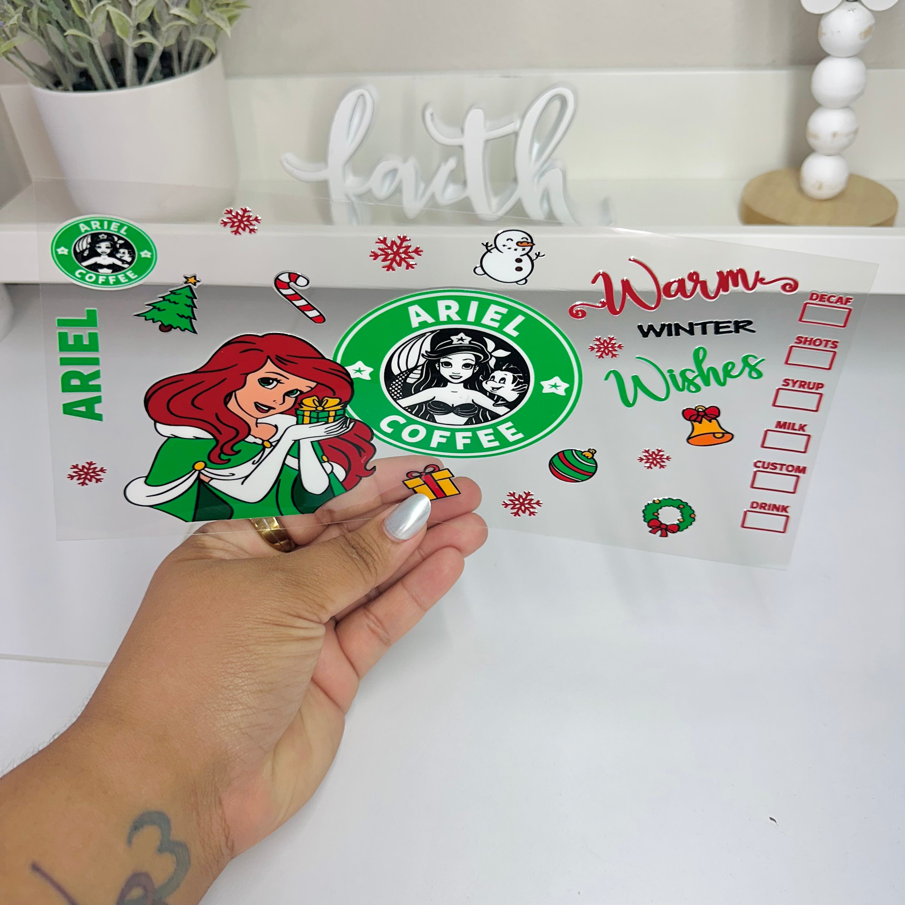 Christmas Princess A | UV DTF