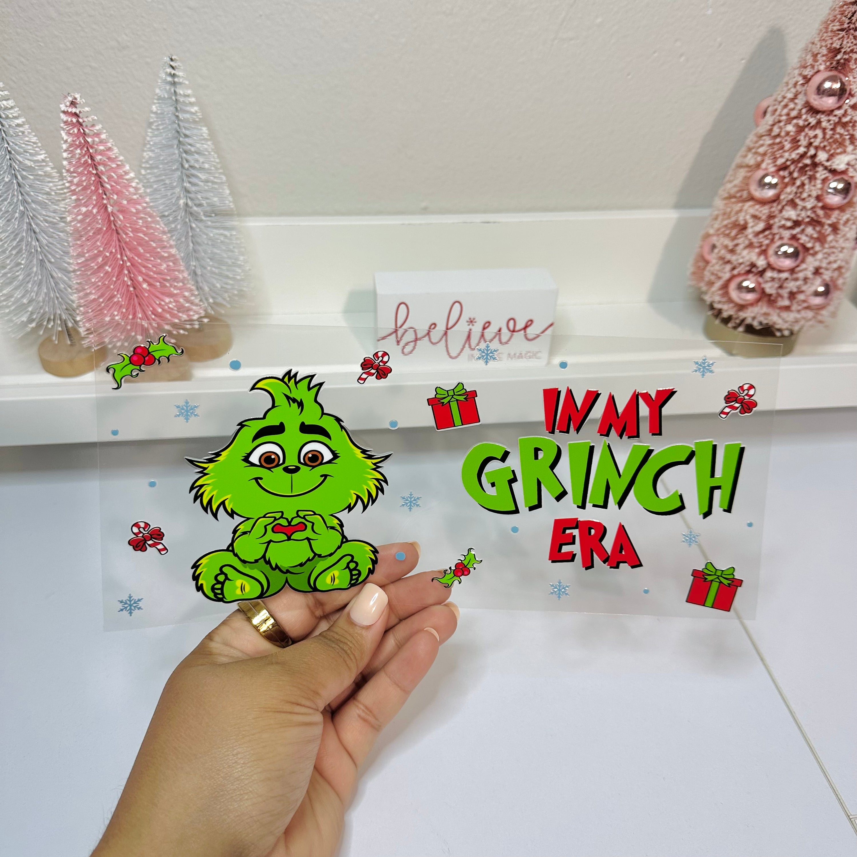 Baby Grinch | UV DTF Wrap