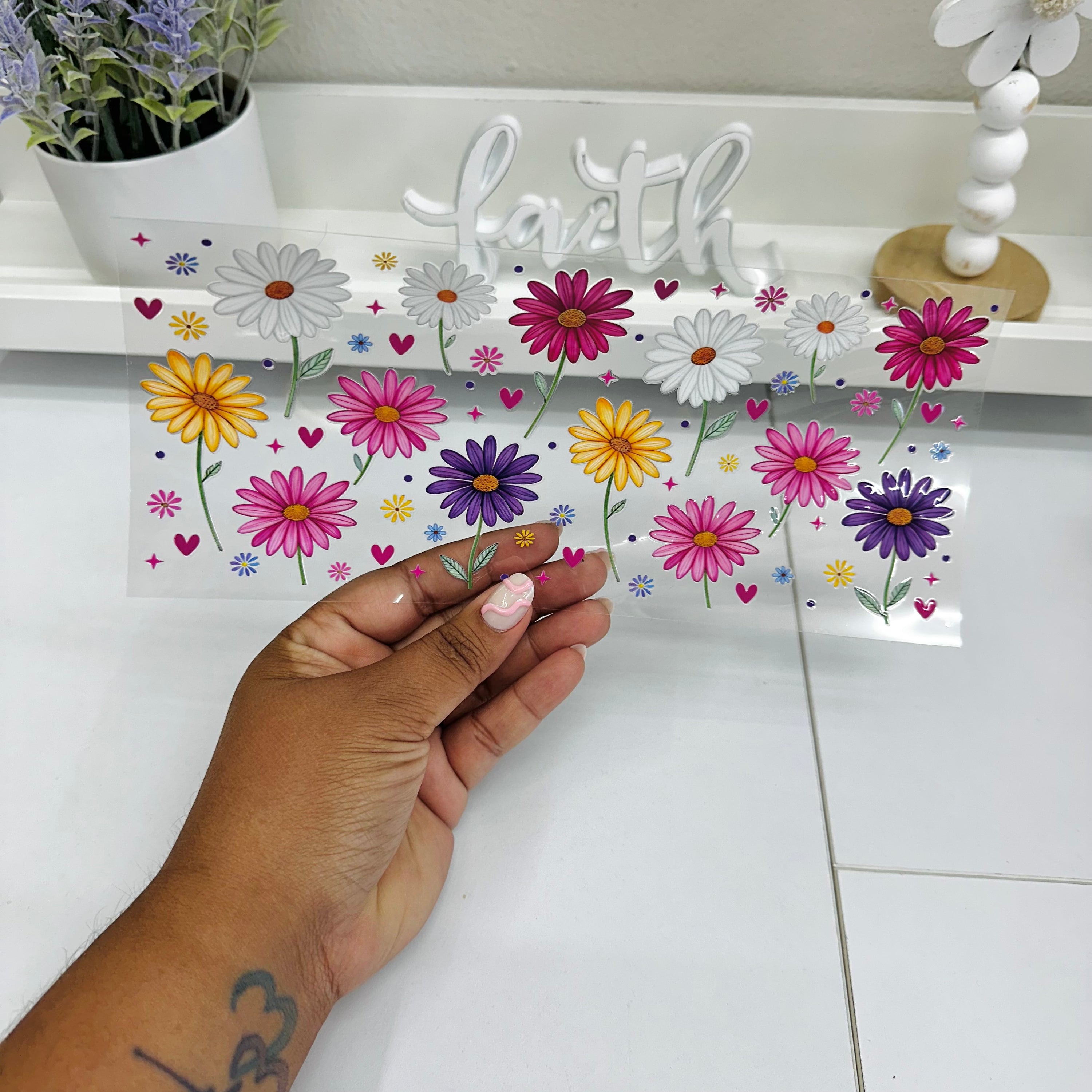 Daisy Flowers | UV DTF