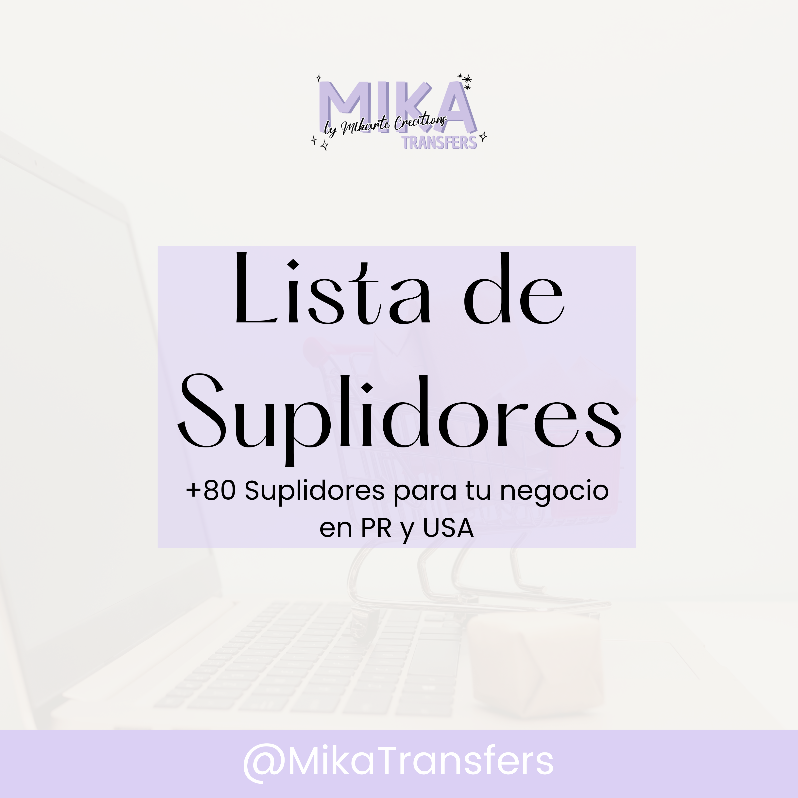 Lista de Suplidores