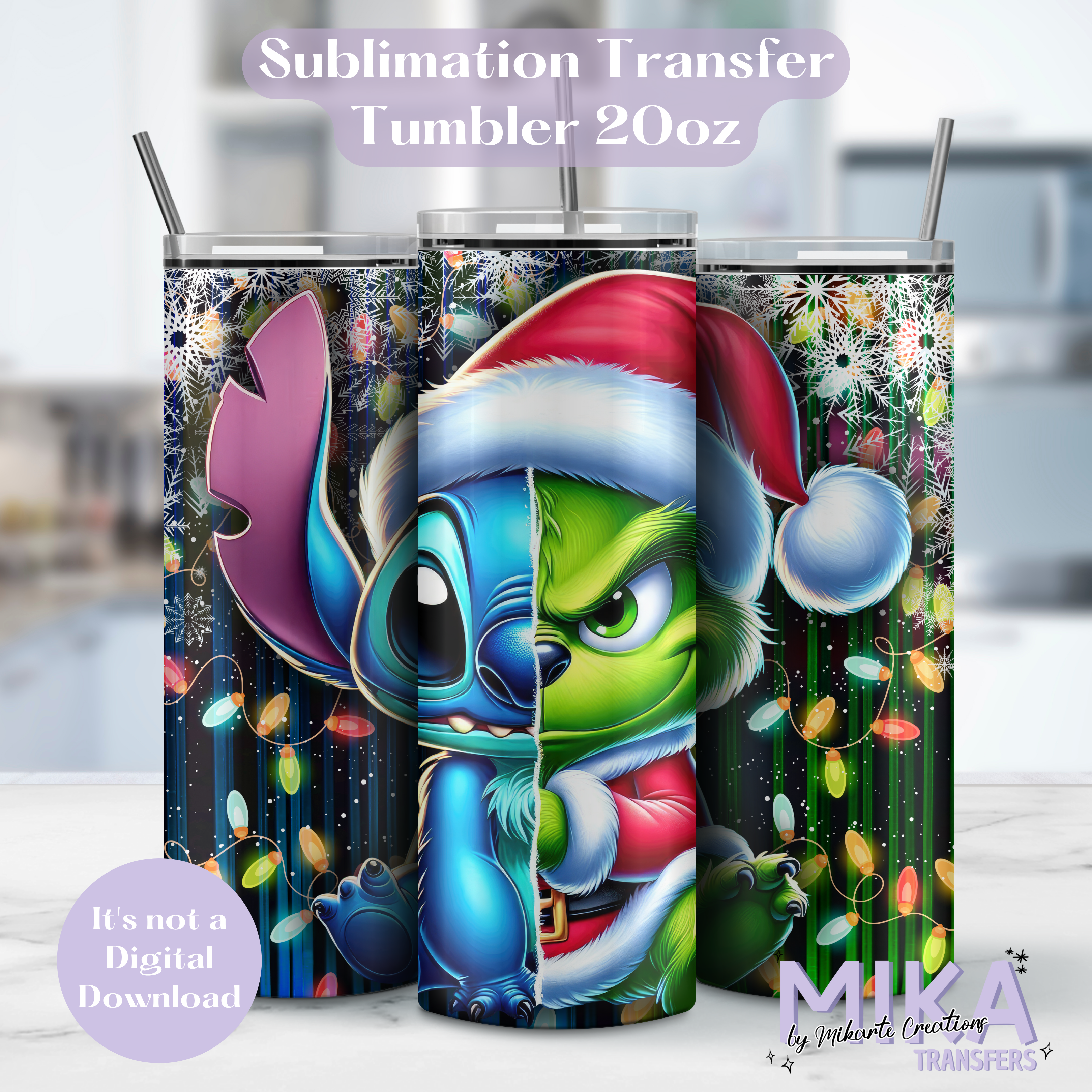 Mean Guy And Friends | Tumbler Sublimation Transfer