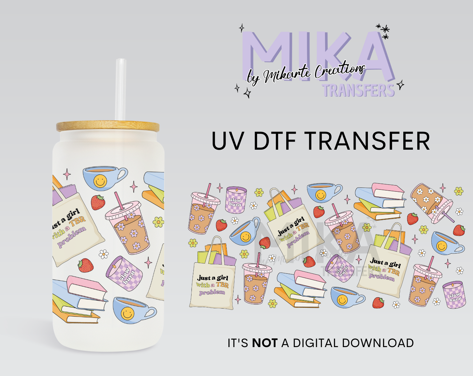 Just a Girl | UV DTF Wrap
