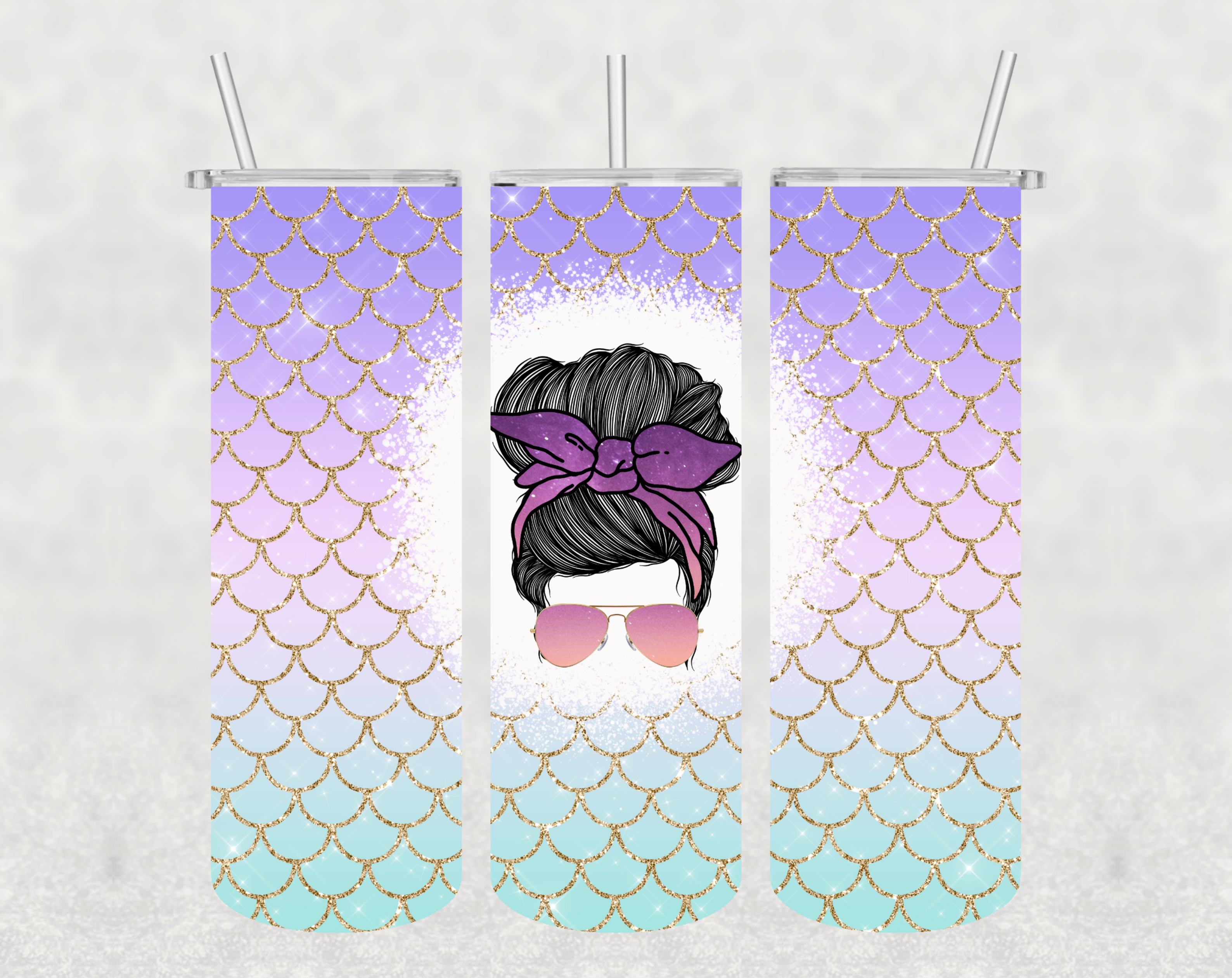 Chica Sirena | Tumbler PNG Digital Design