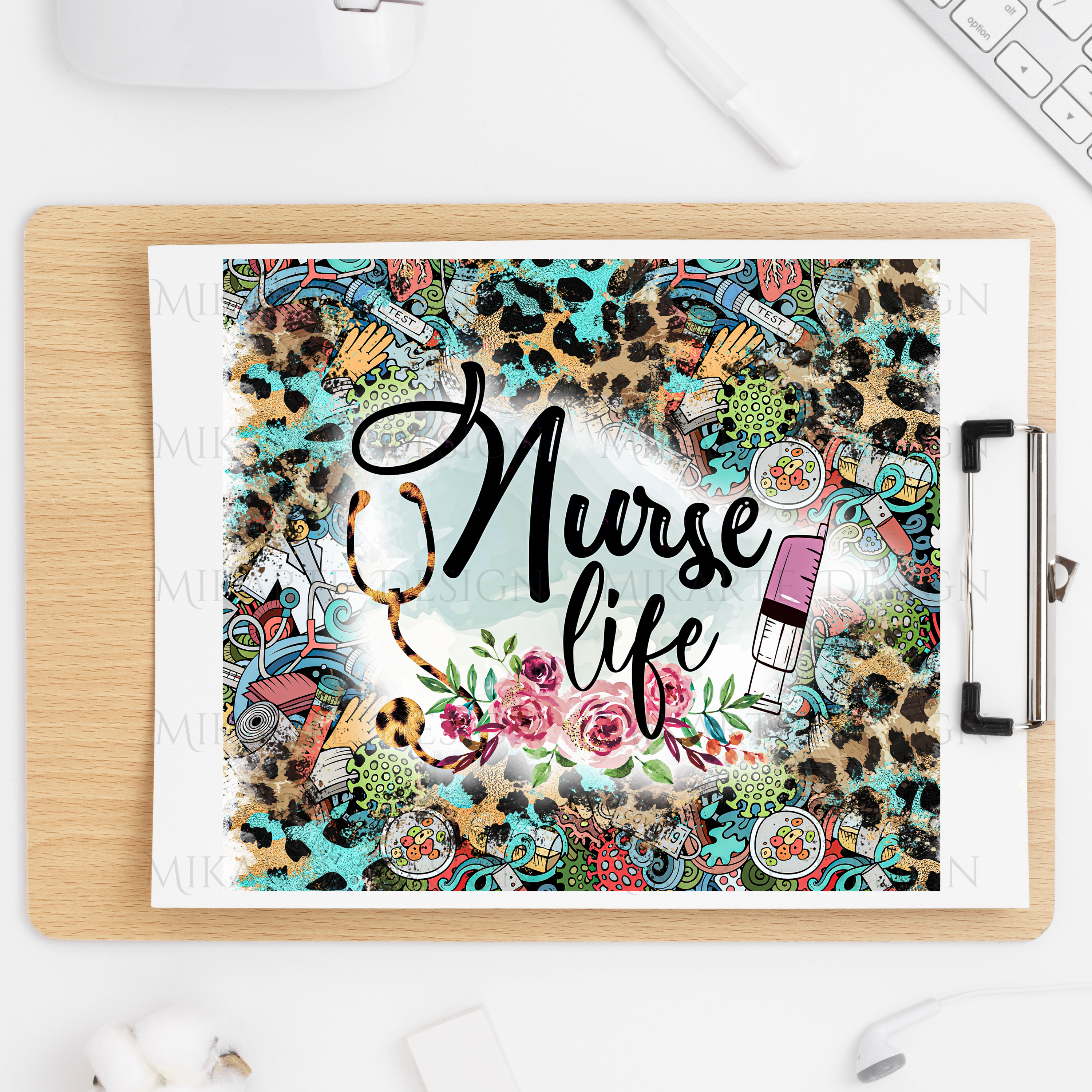 Nurse Life - Tumbler Sublimation Transfer