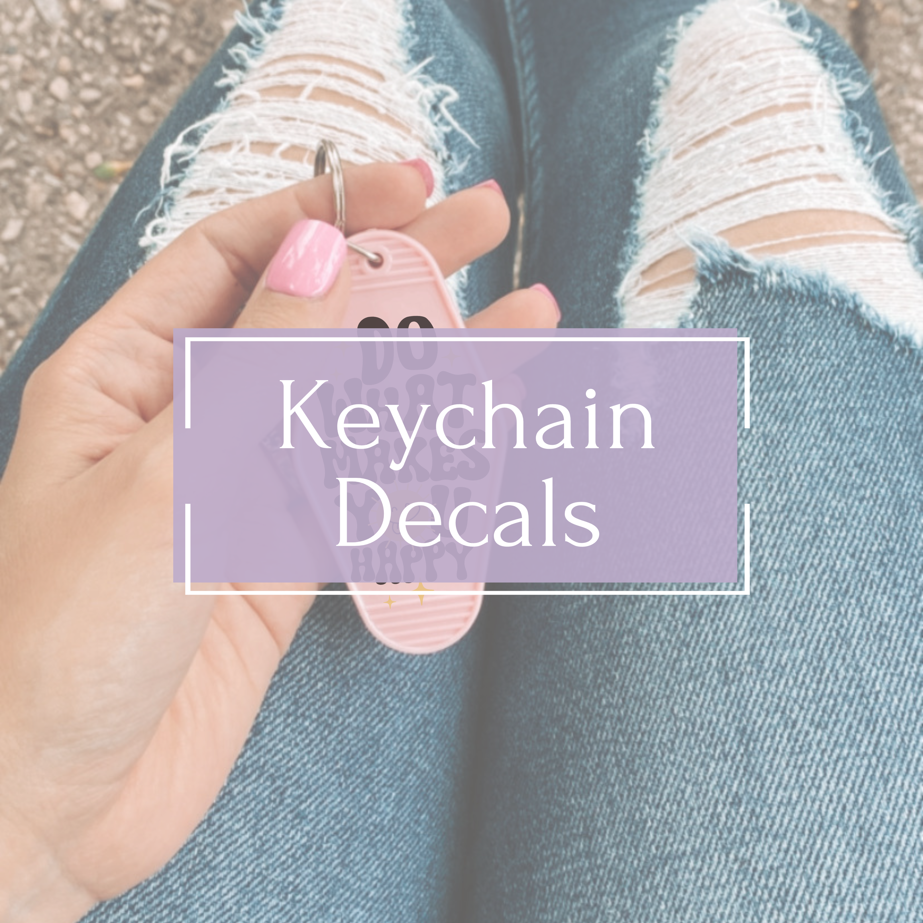 Keychain Decal Keychain Decals – Mika Transfers