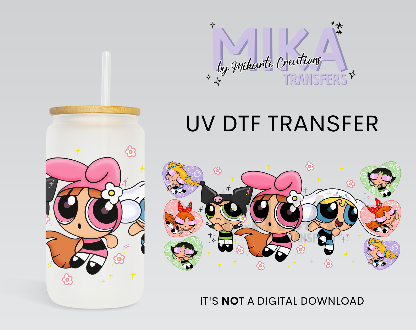 Three Friends | UV DTF Wrap