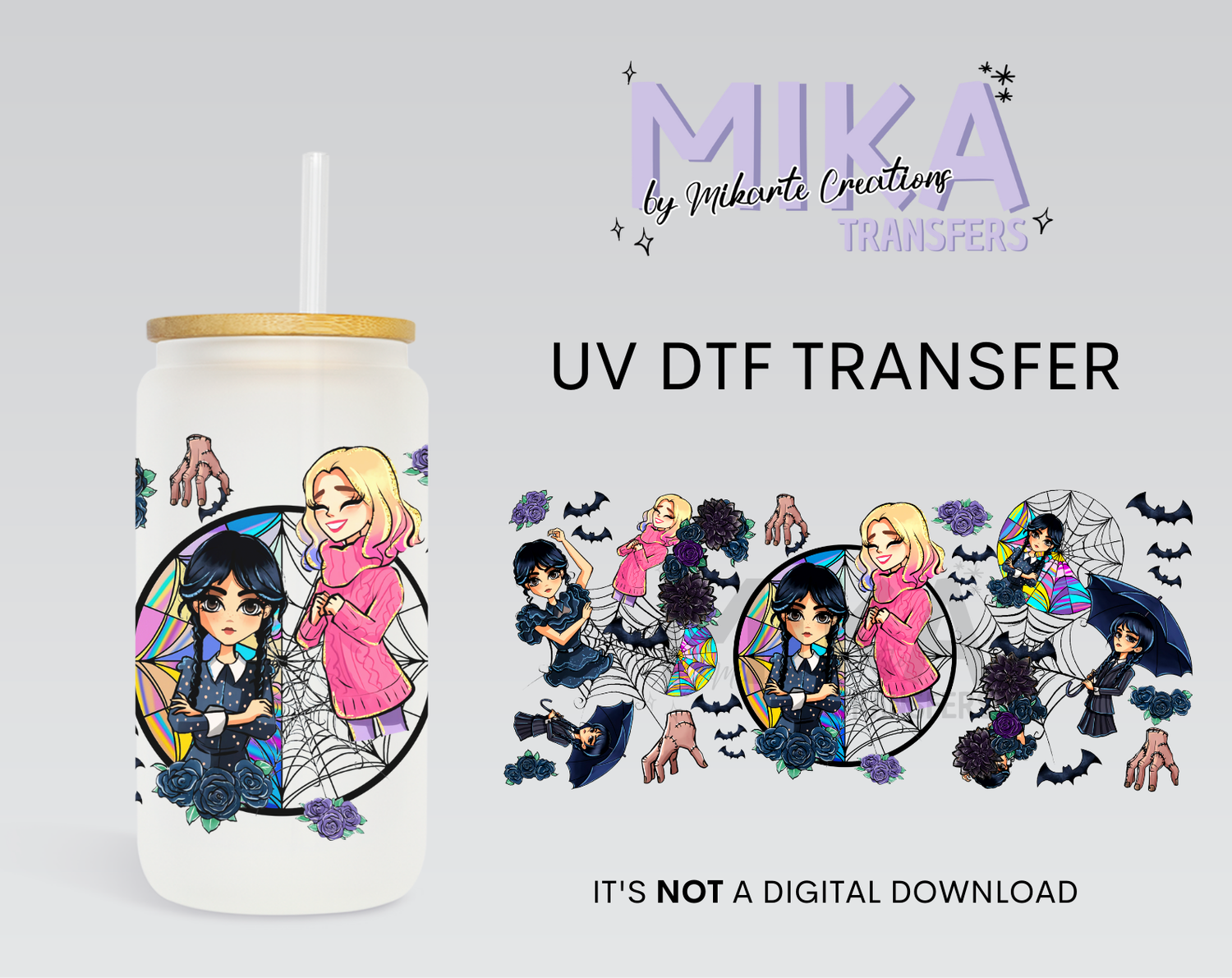 Wednesday | UV DTF Wrap