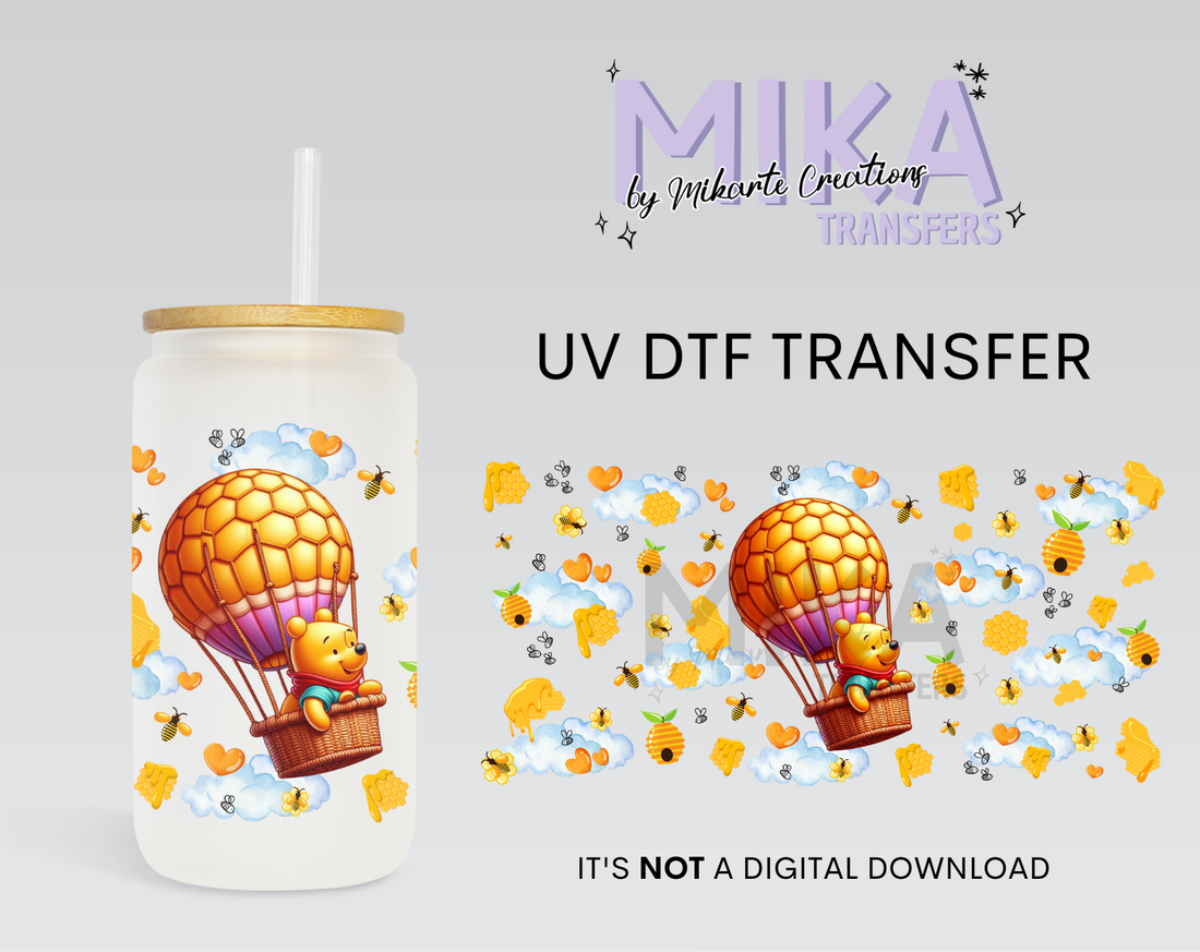 Pooh Globo | UV DTF Wrap