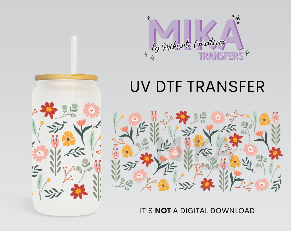 Spring Floral | UV DTF Wrap