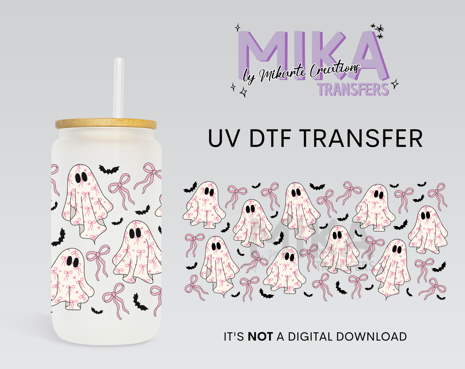 Spooky Pink | UV DTF Wrap