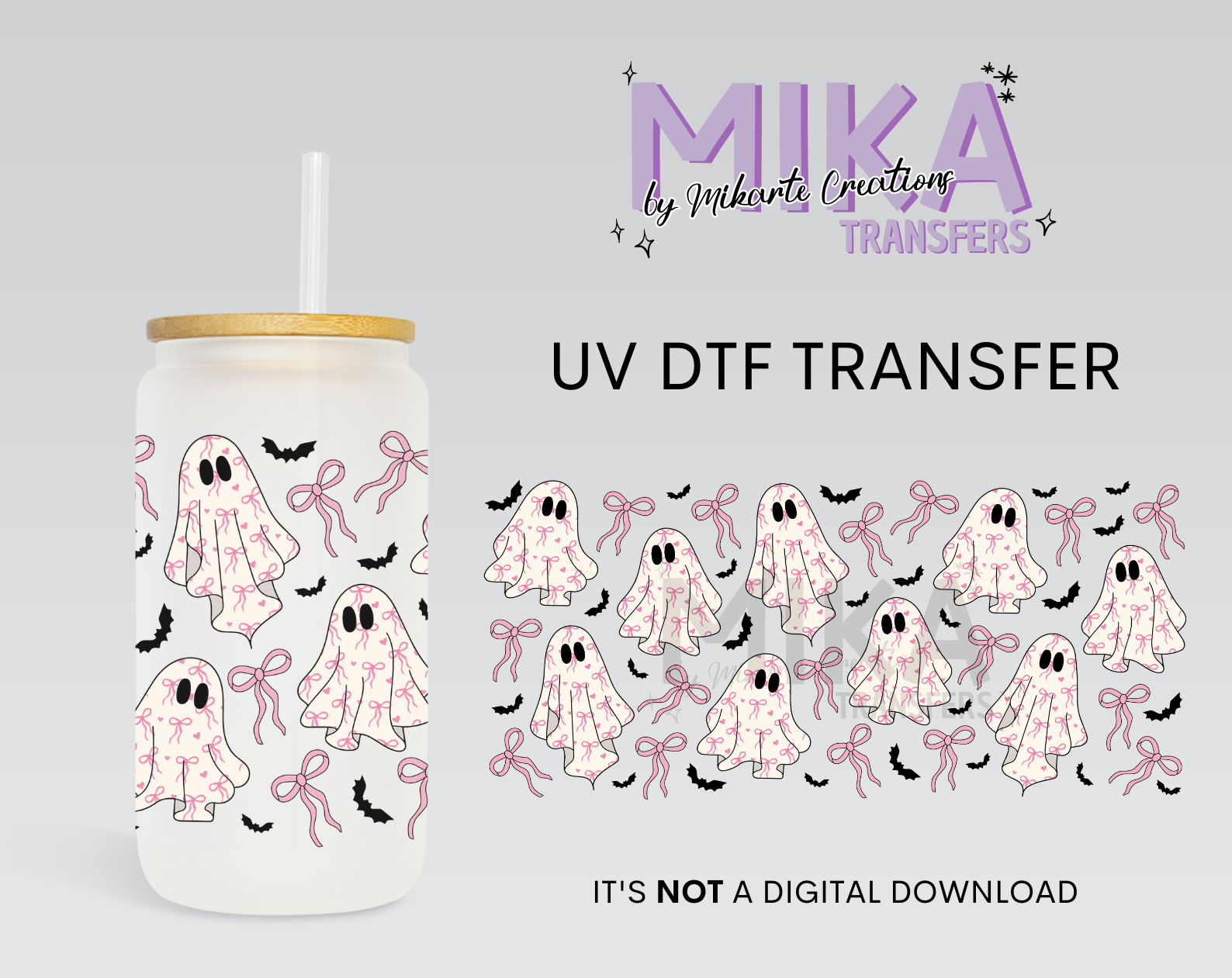 Spooky Pink | UV DTF Wrap