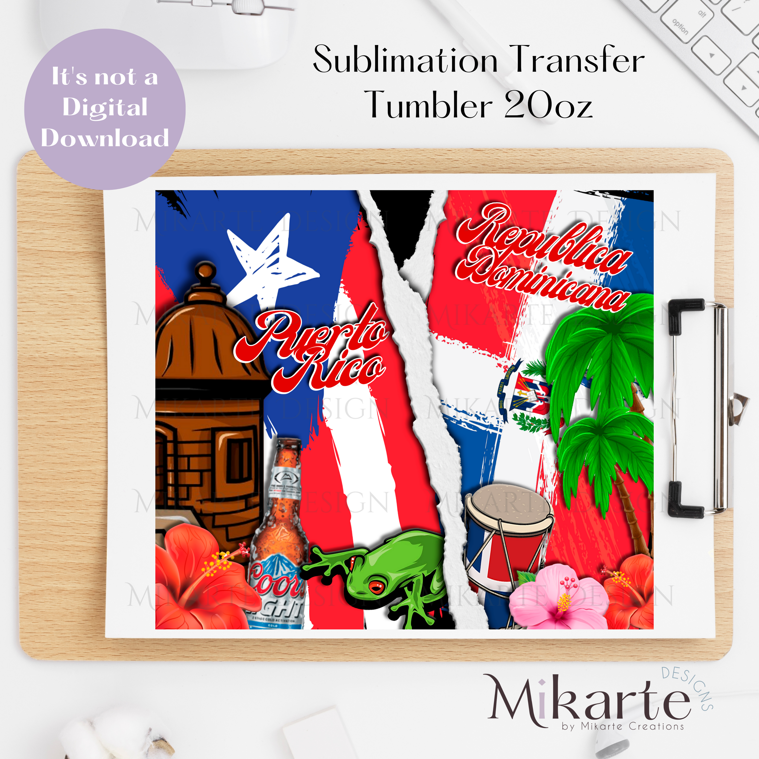 PR &amp; RD - Tumbler Sublimation Transfer