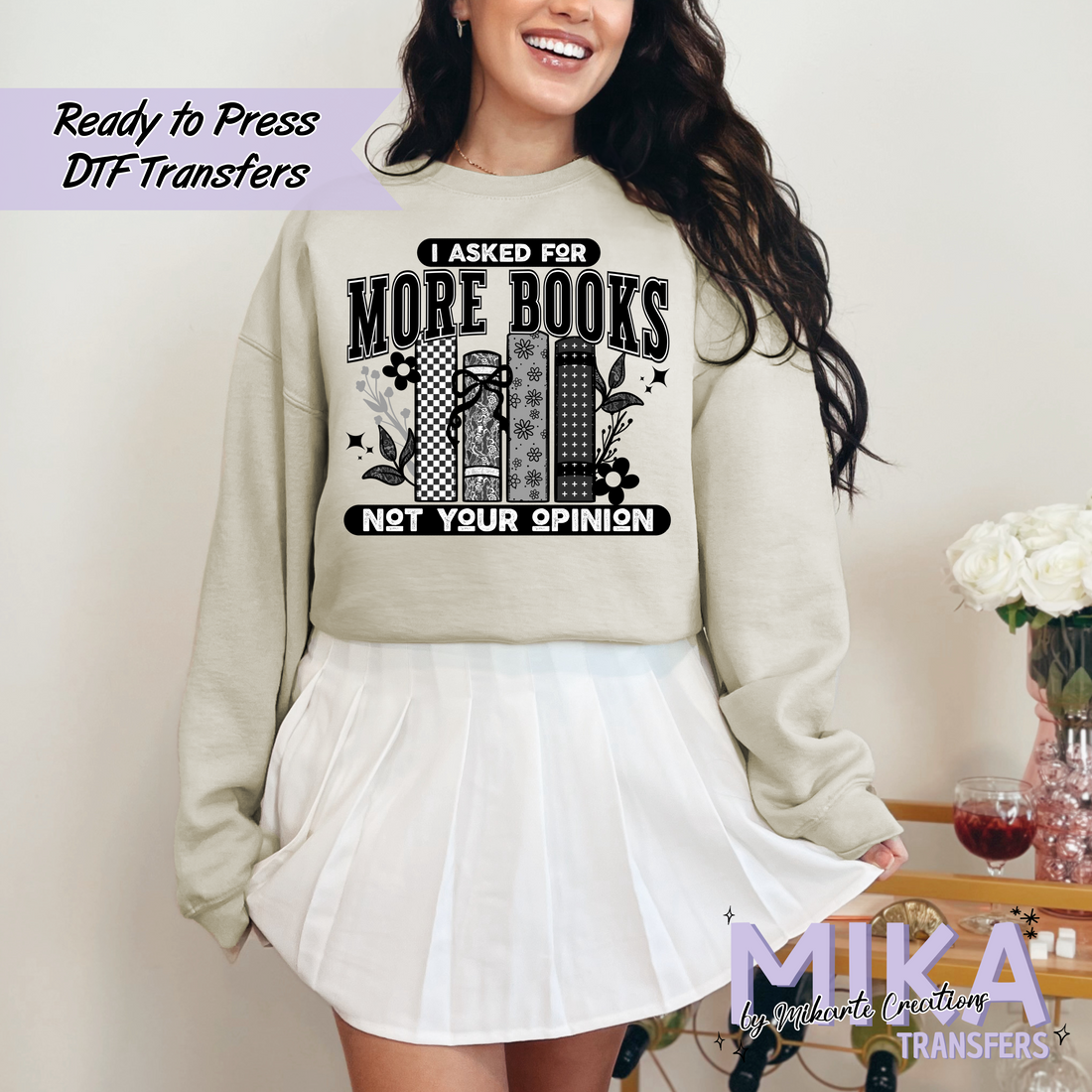More Books | DTF Transfers