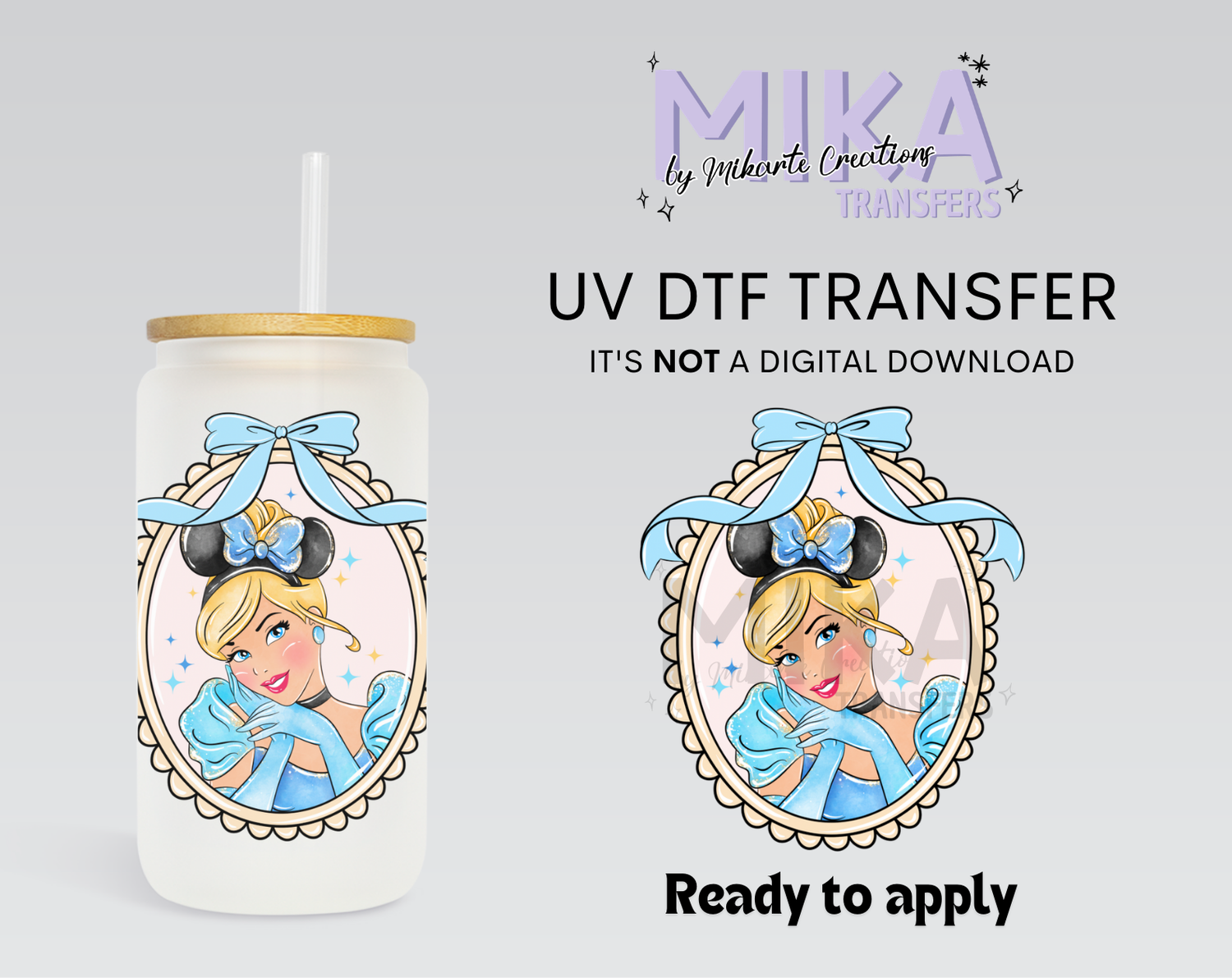 Have Courage andn Be Kind | UV DTF Decal