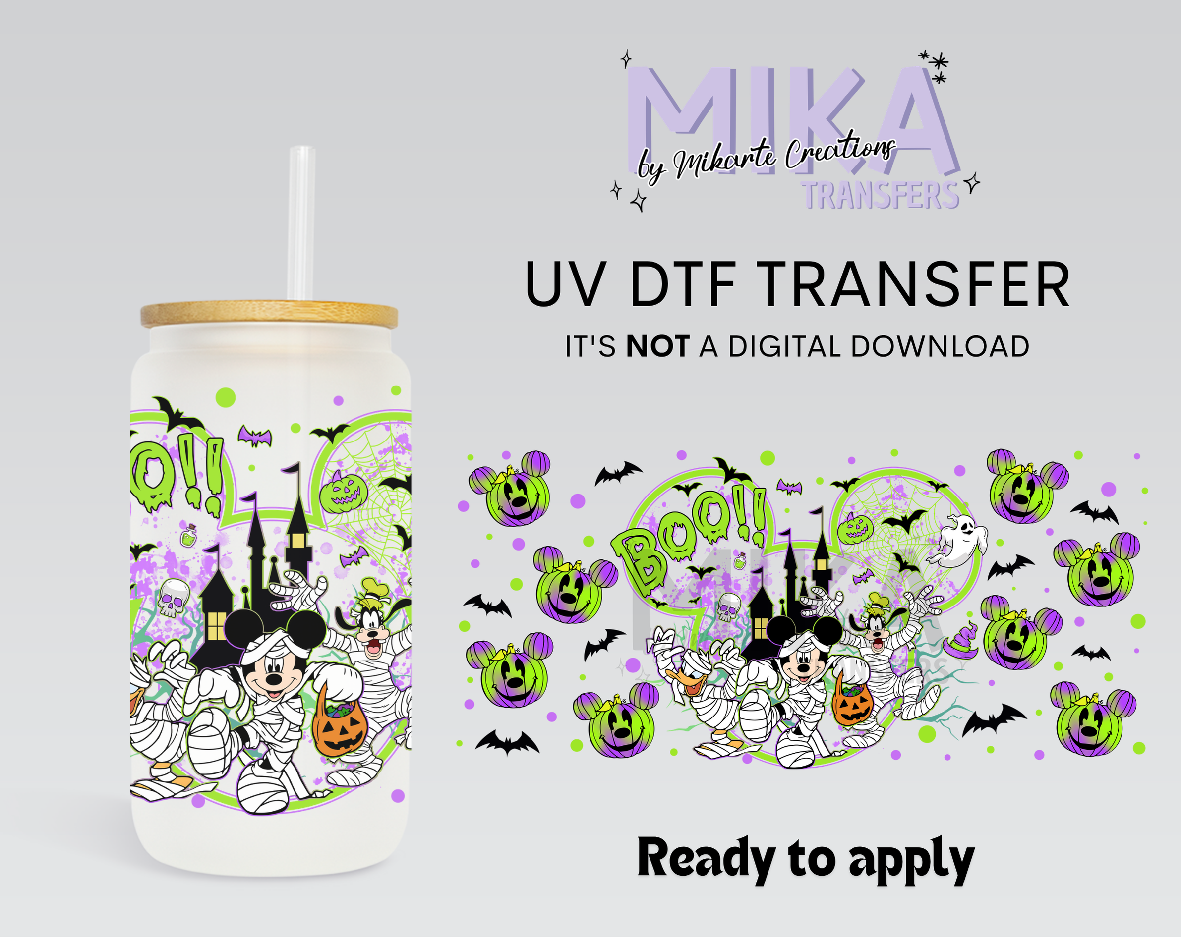 Halloween Friends  | UV DTF