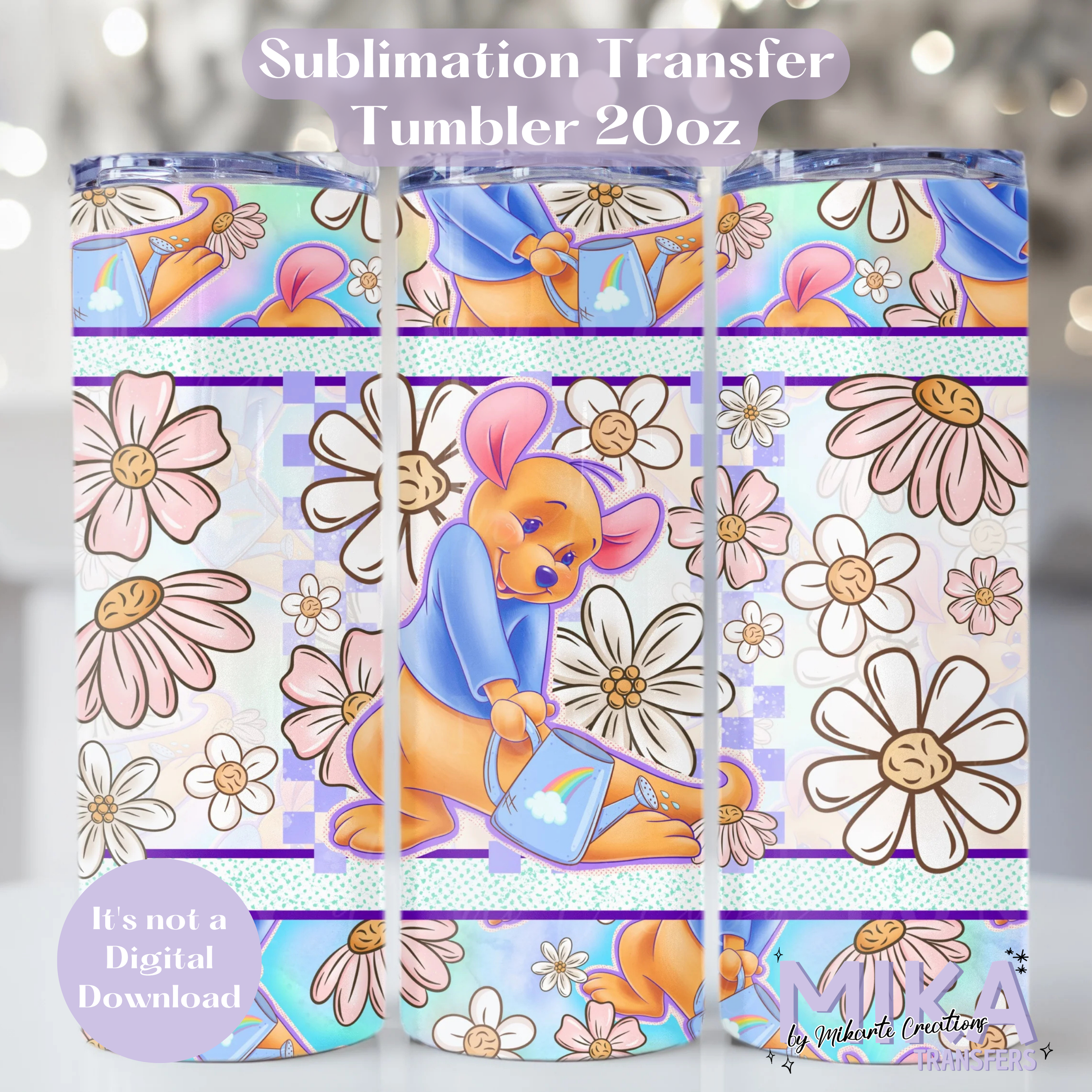 R-florals | Tumbler Sublimation Transfer