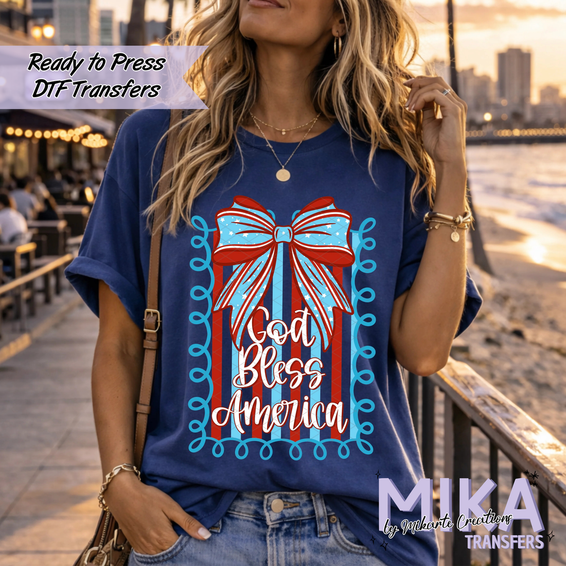 God Bless America | DTF transfers
