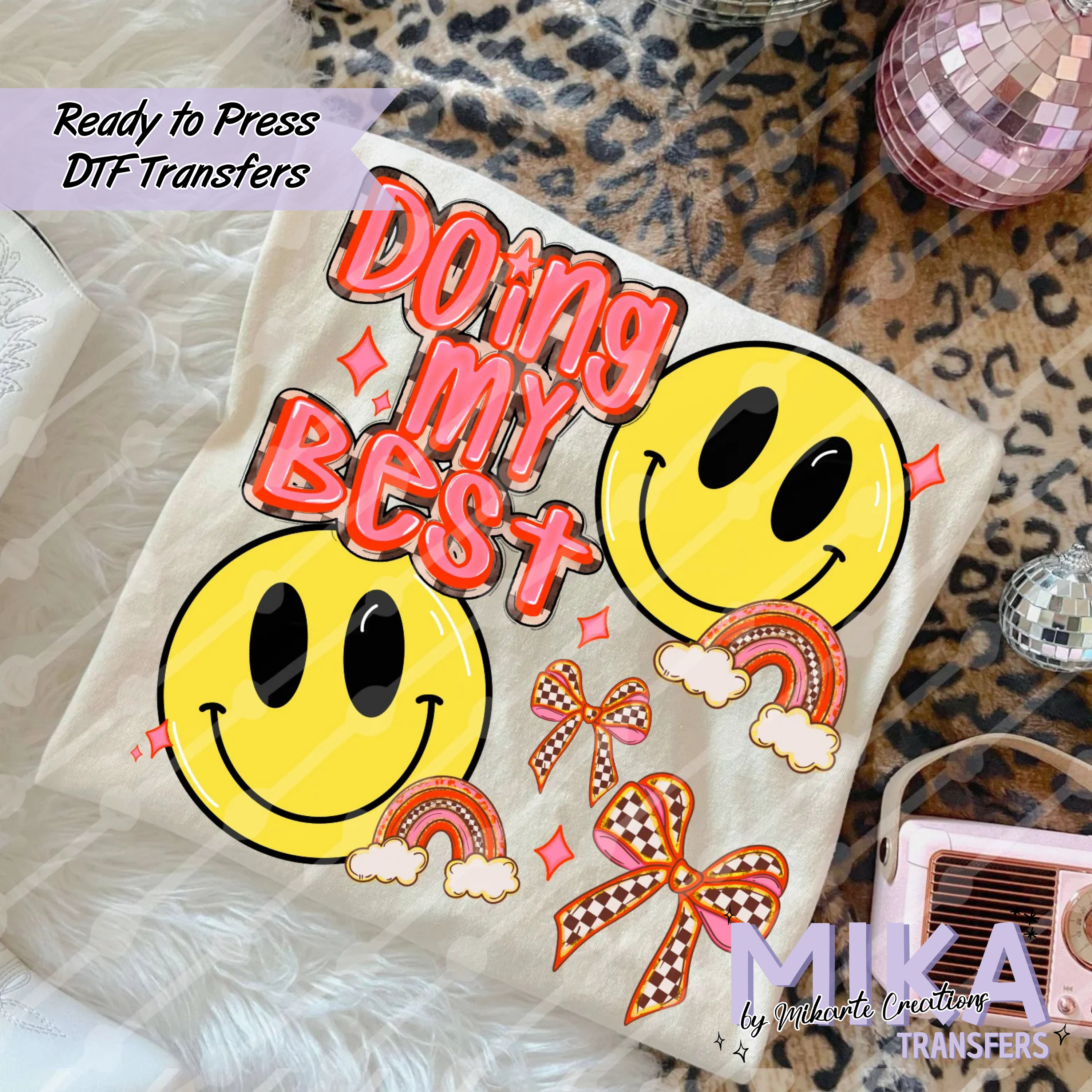 Doing my best Smiley | DTF transfers