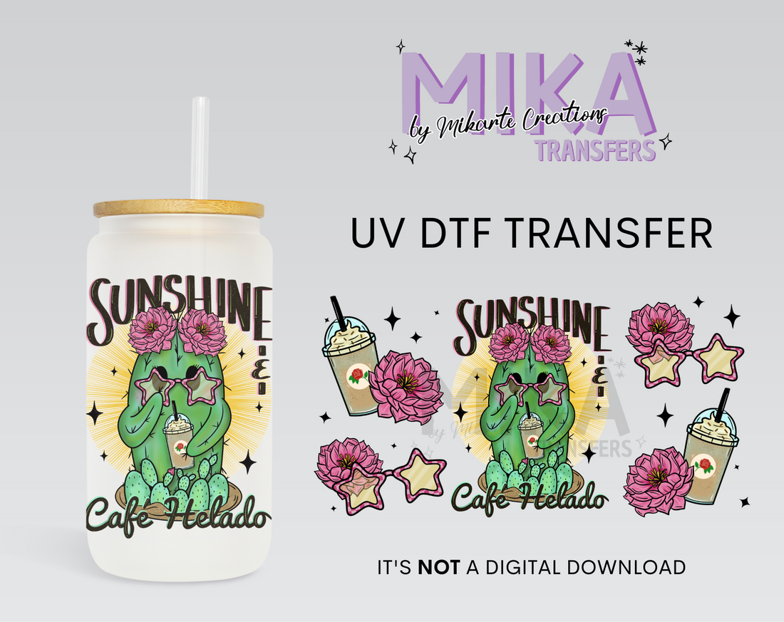 Sol y Café | UV DTF Wrap