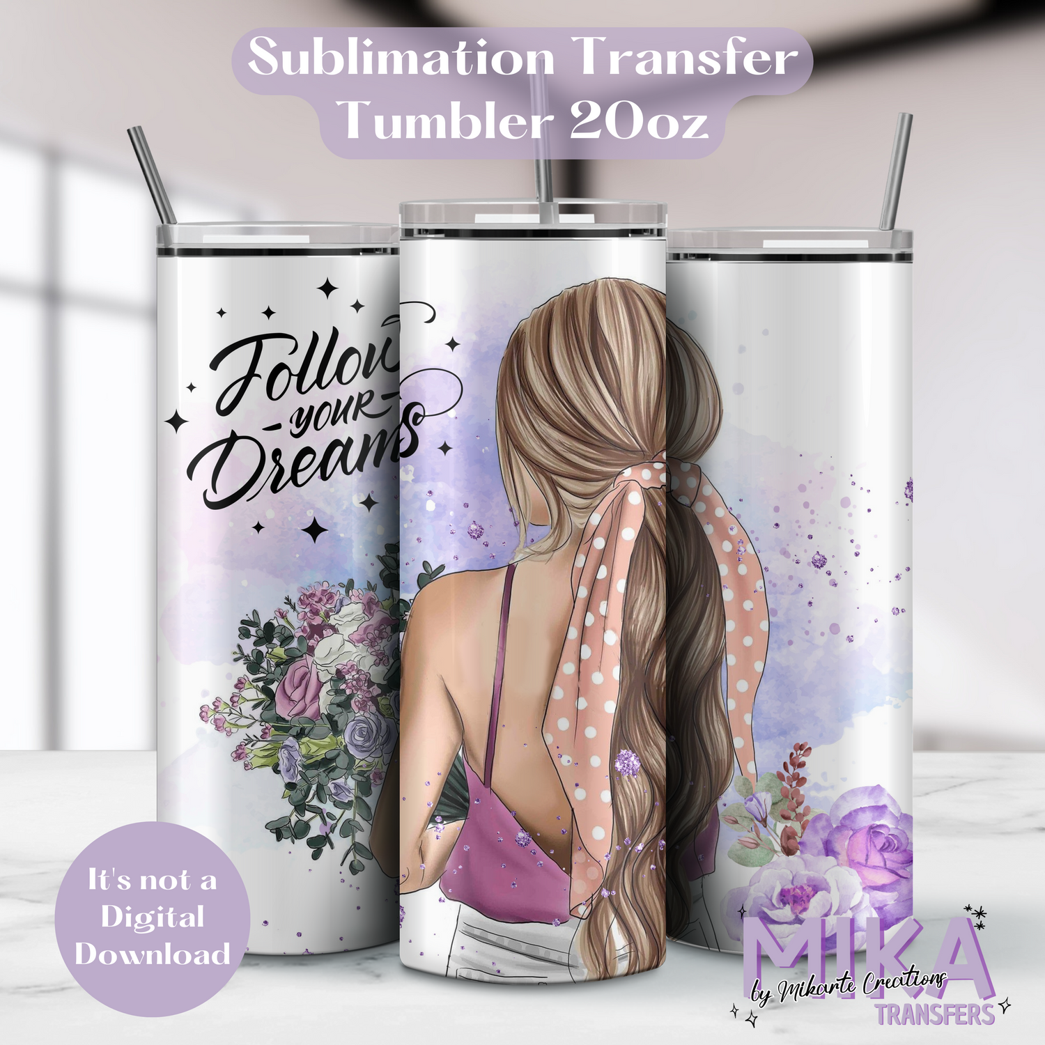 Dream - Tumbler Sublimation Transfer