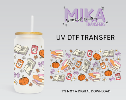 Fall Bookish | UV DTF Wrap