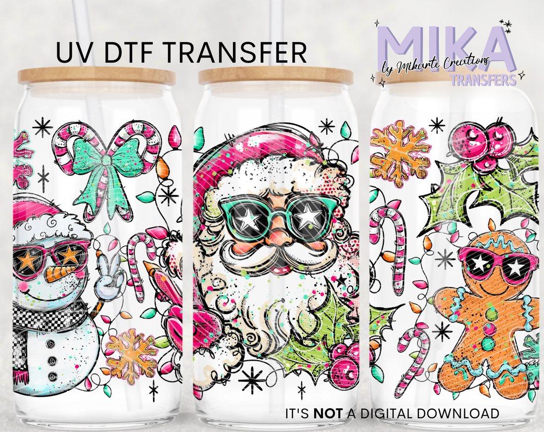 Doodle Snowman | UV DTF