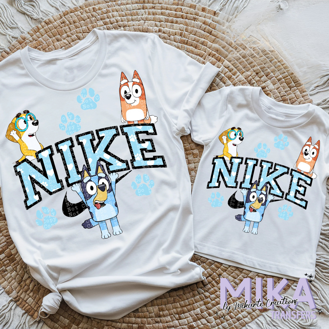 Blue Nke | DTF Transfer