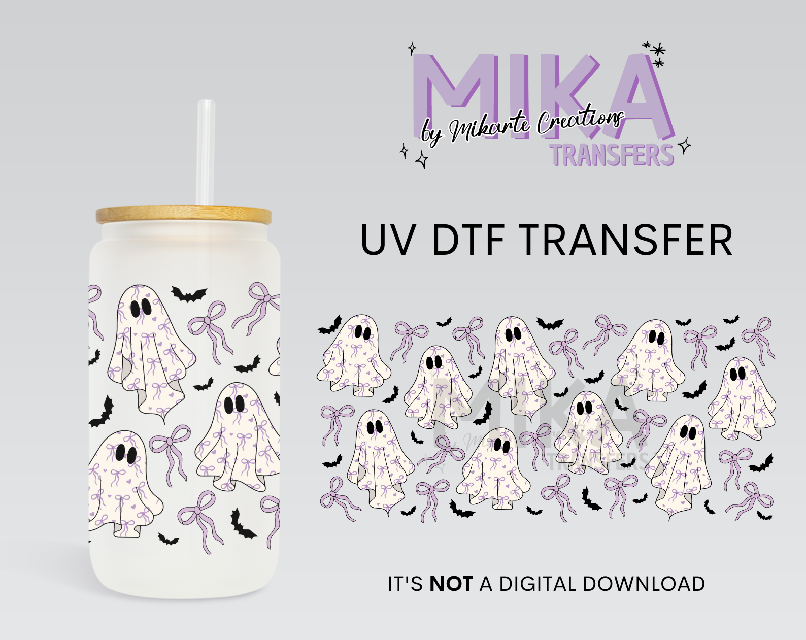 Spooky Purple | UV DTF Wrap