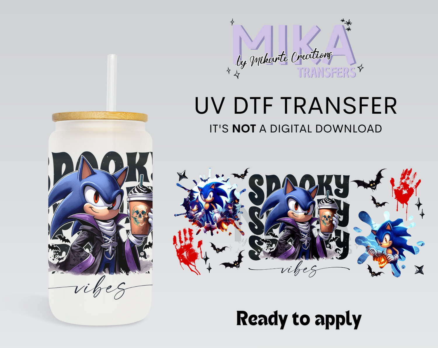 Spooky S| UV DTF