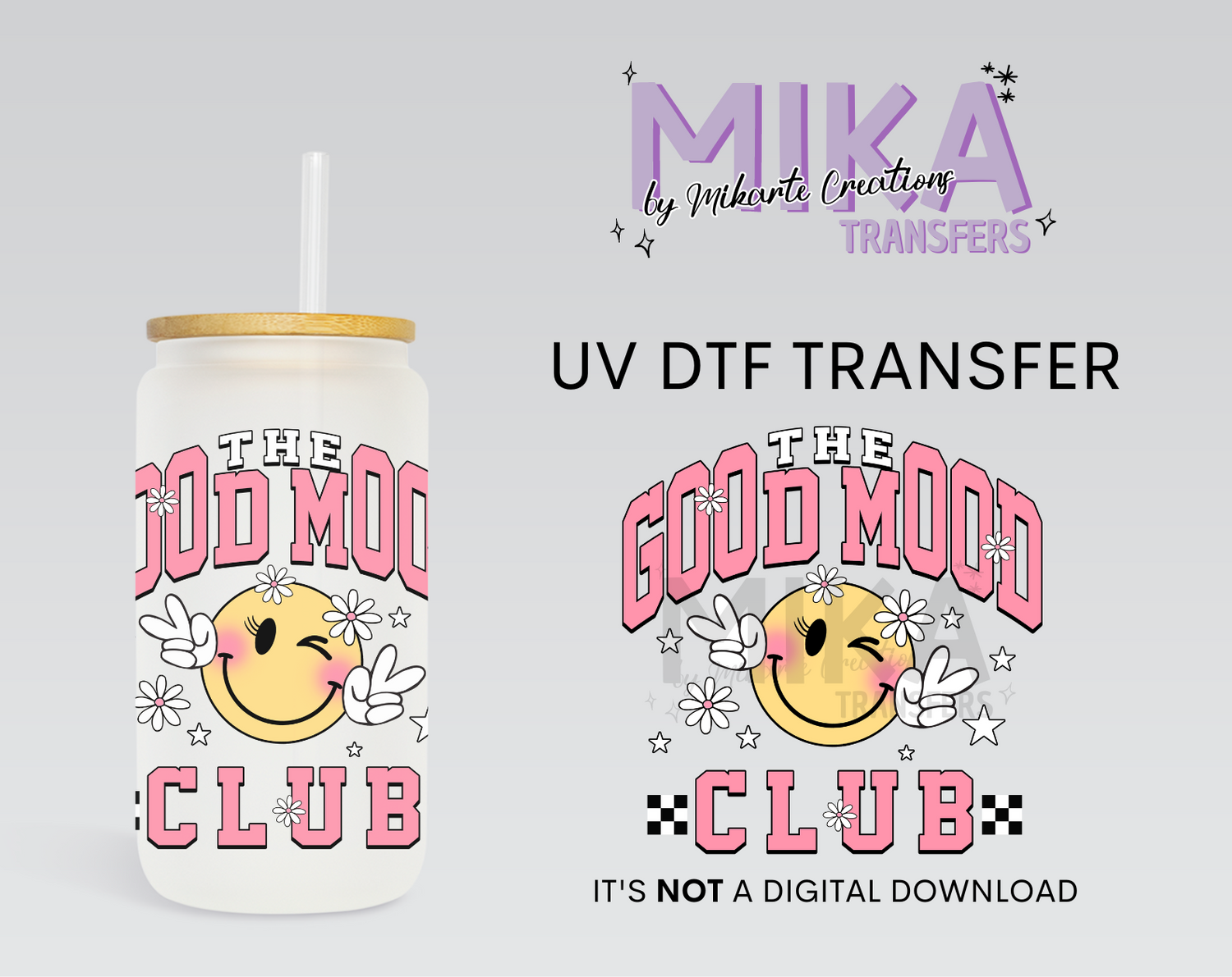 The Good Mood | UV DTF Decal