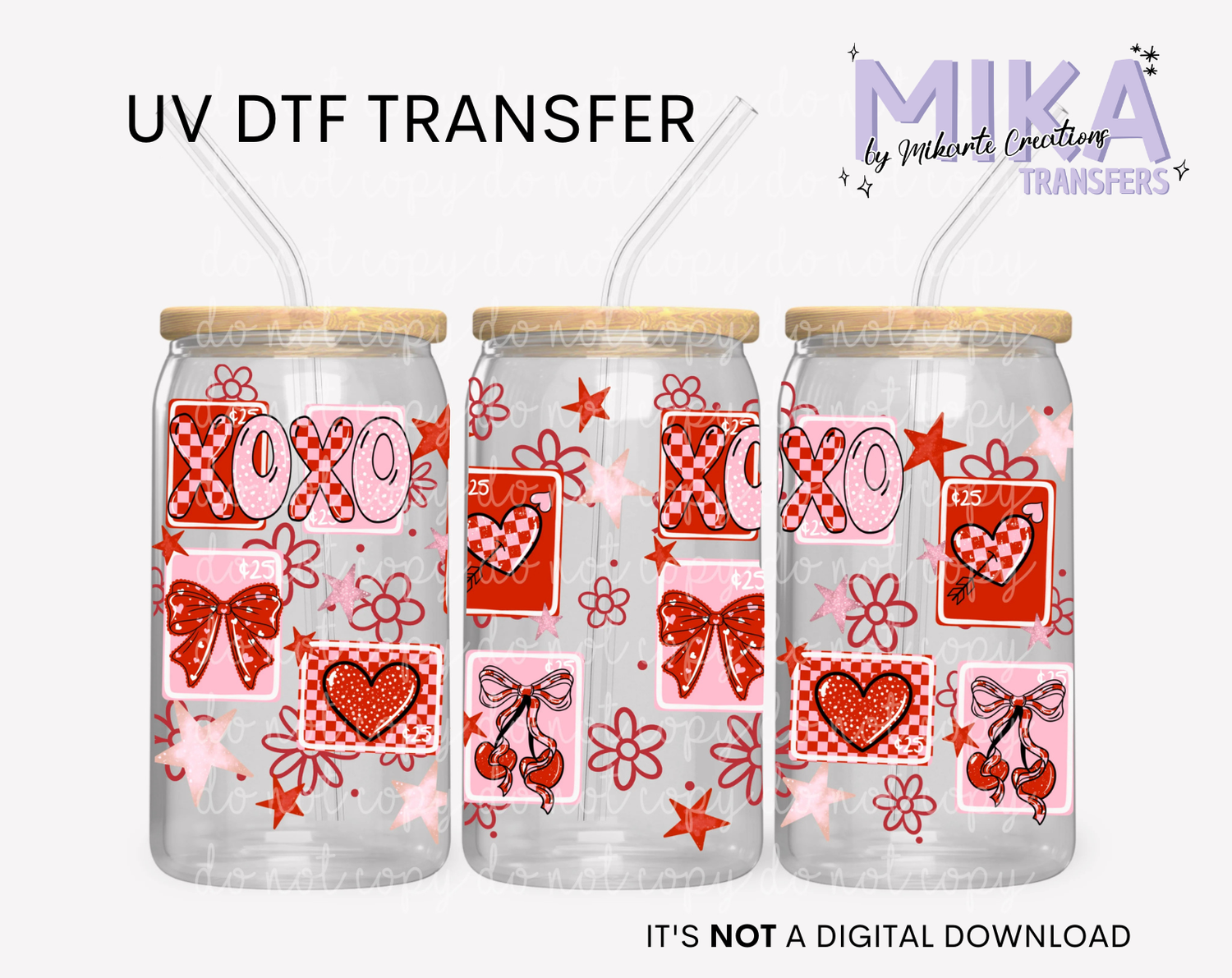 Valentine Stamps | UV DTF