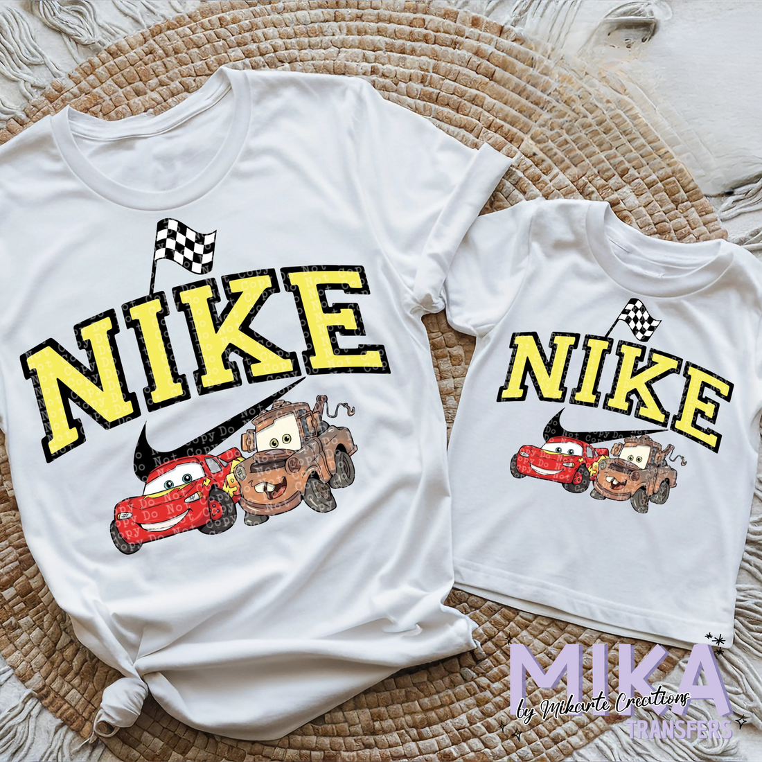 Car Nke | DTF Transfer