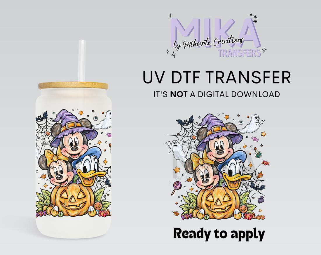 Pumpkin friends | UV DTF Decal